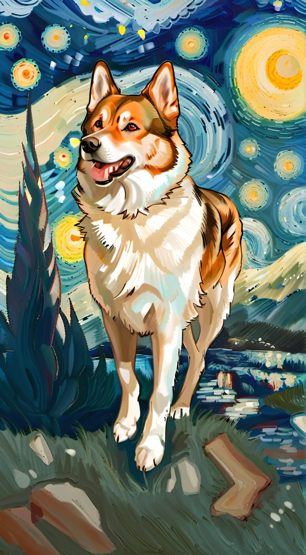 ai character: Your dog family background