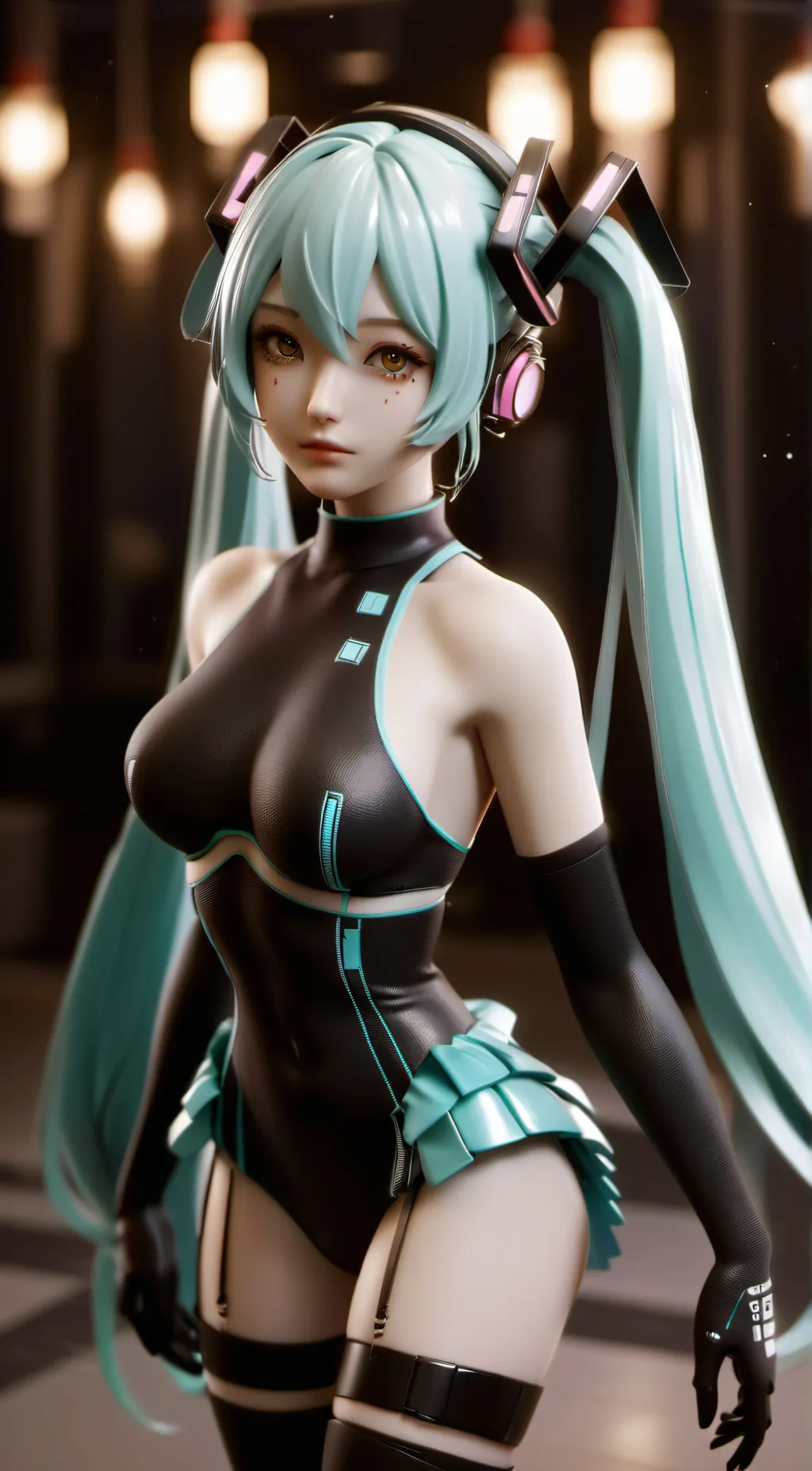 ai character: Hatsune Miku background