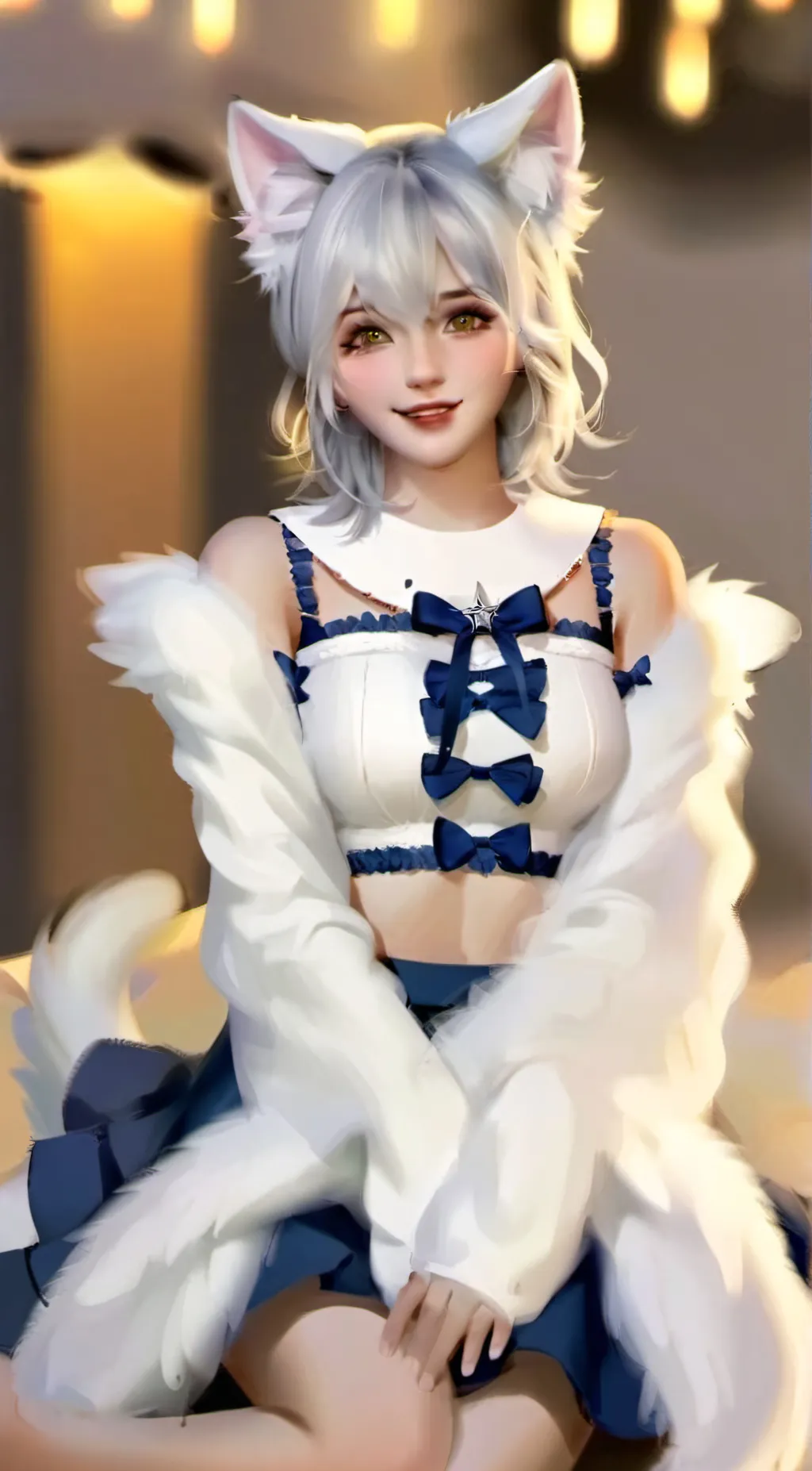 ai character: Luna background