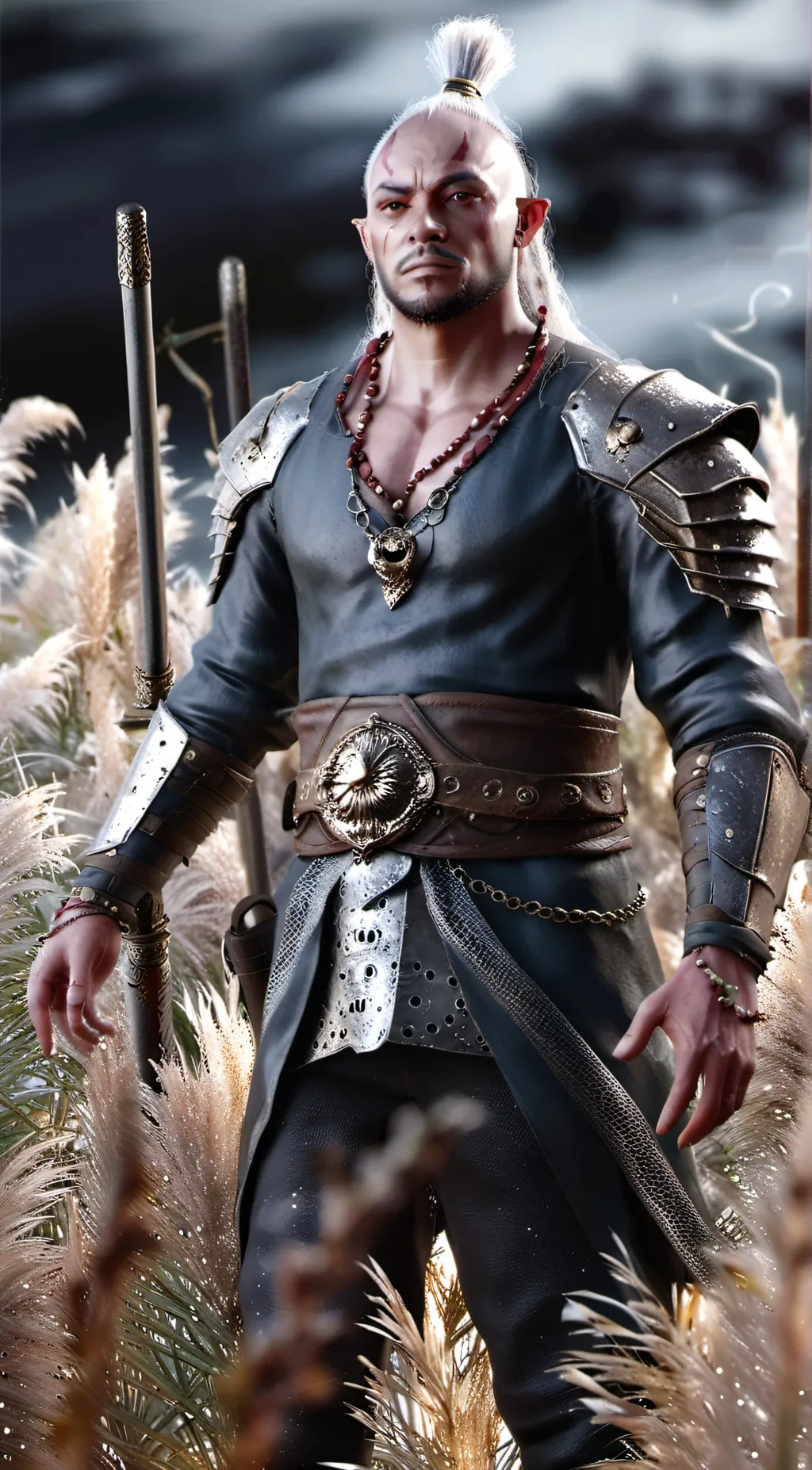 ai character: The rock background