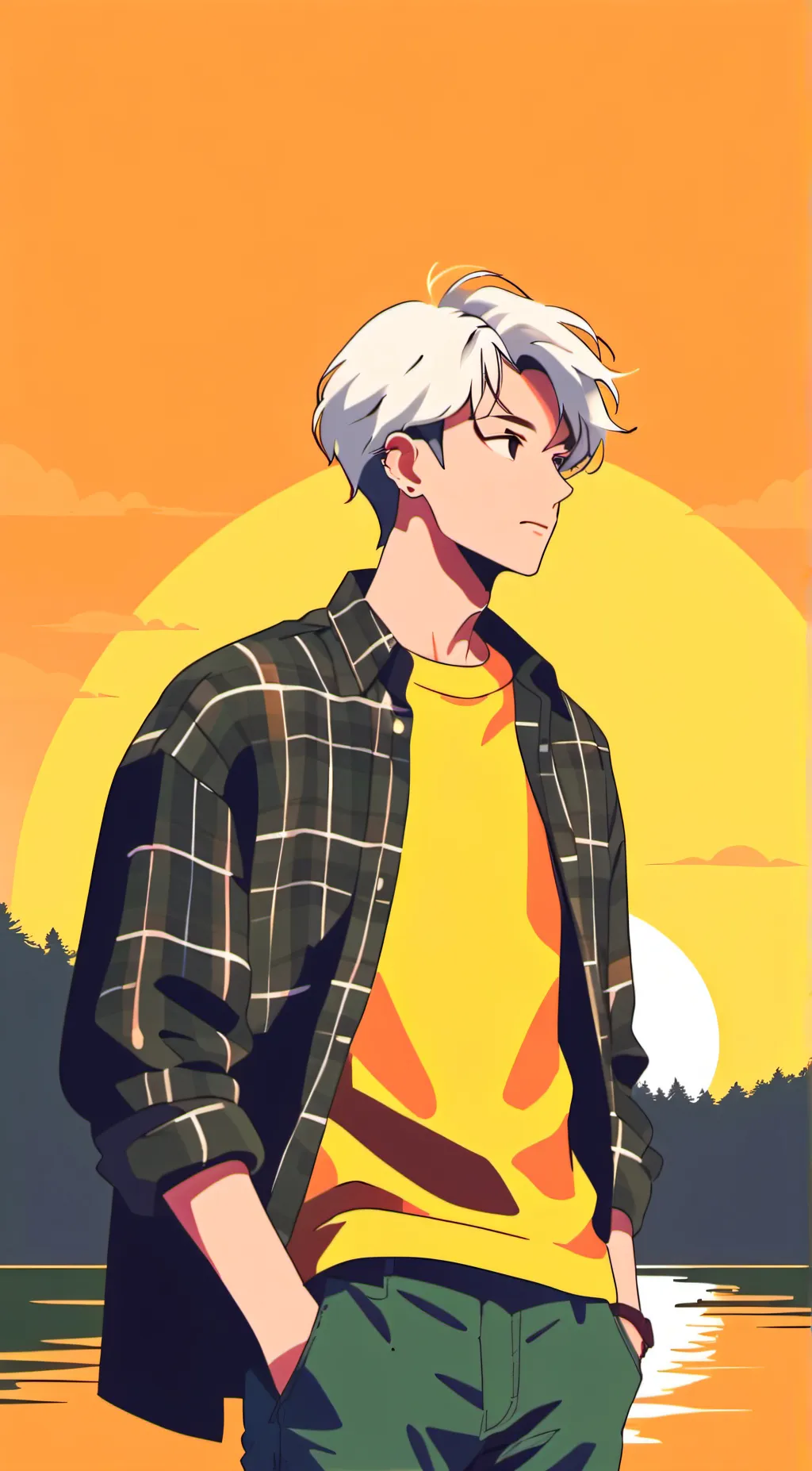 ai character: Alexander  background