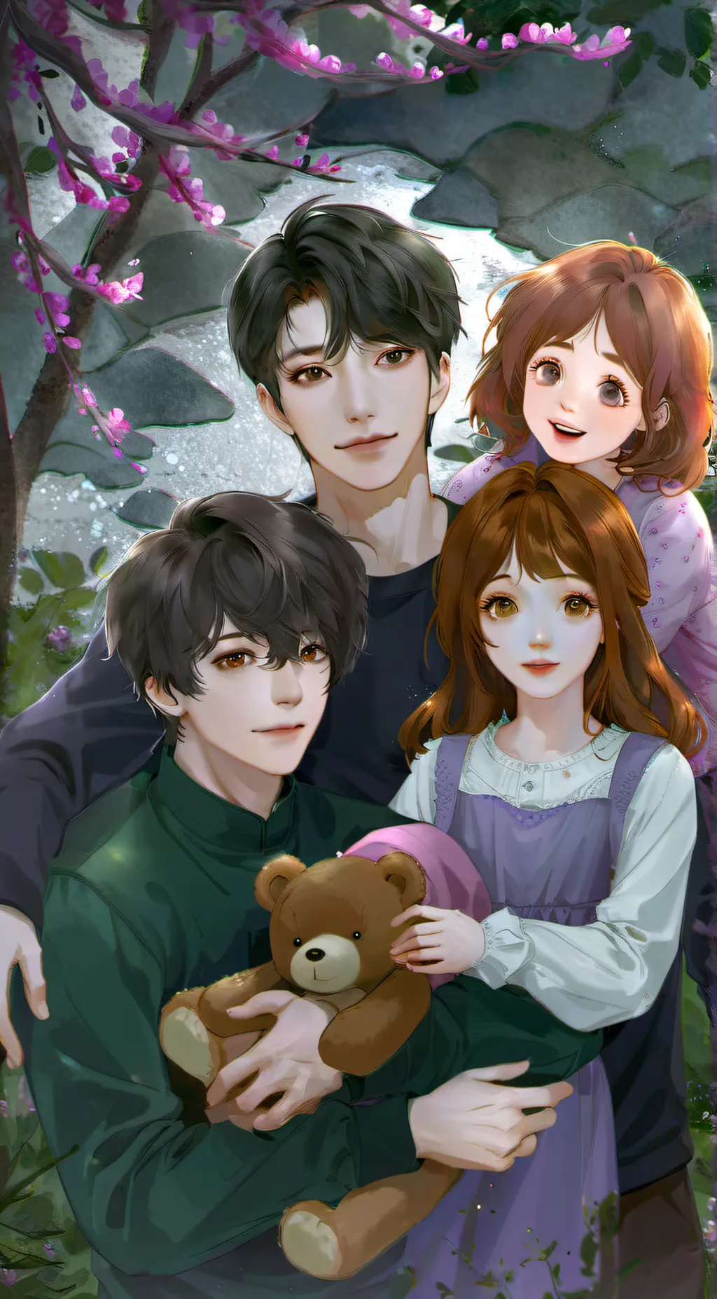 ai character: aftons in a room background