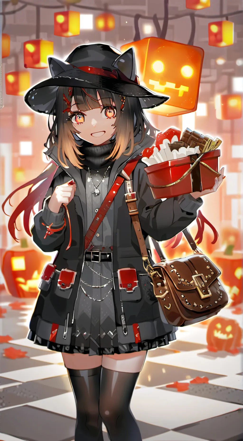 ai character: wither skeleton  background