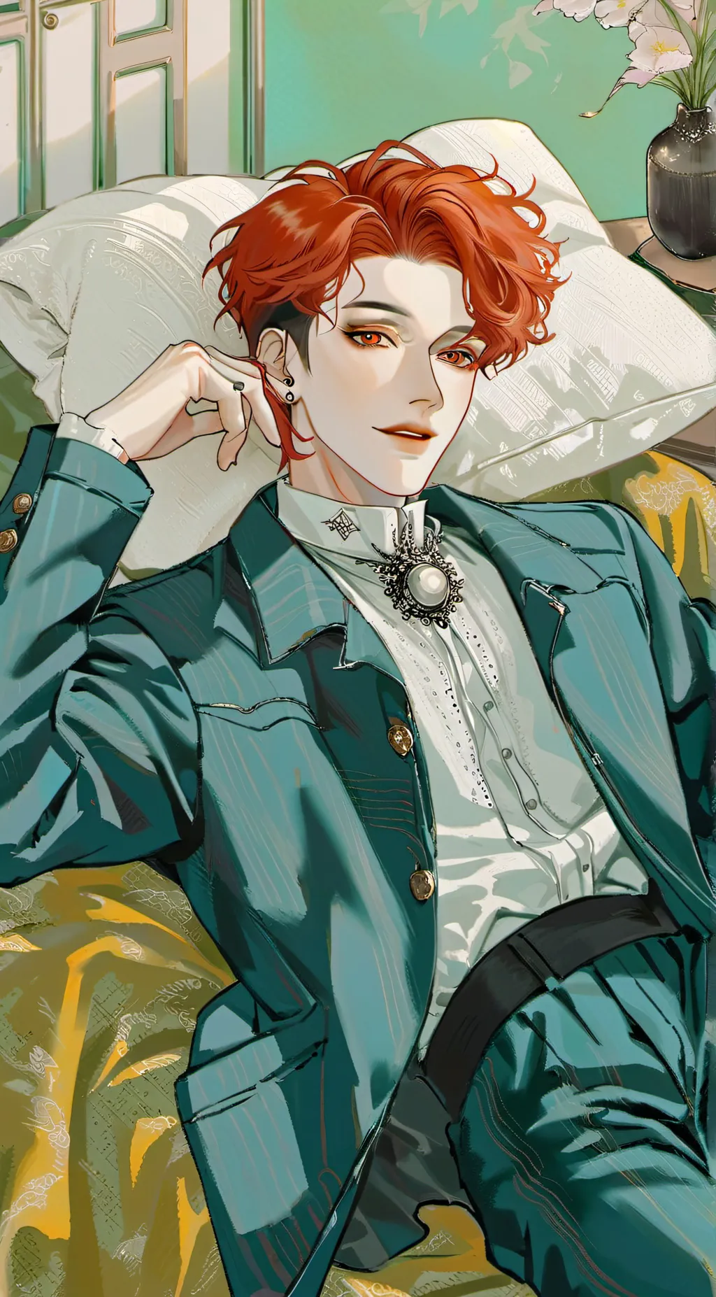 ai character: Alexander  background