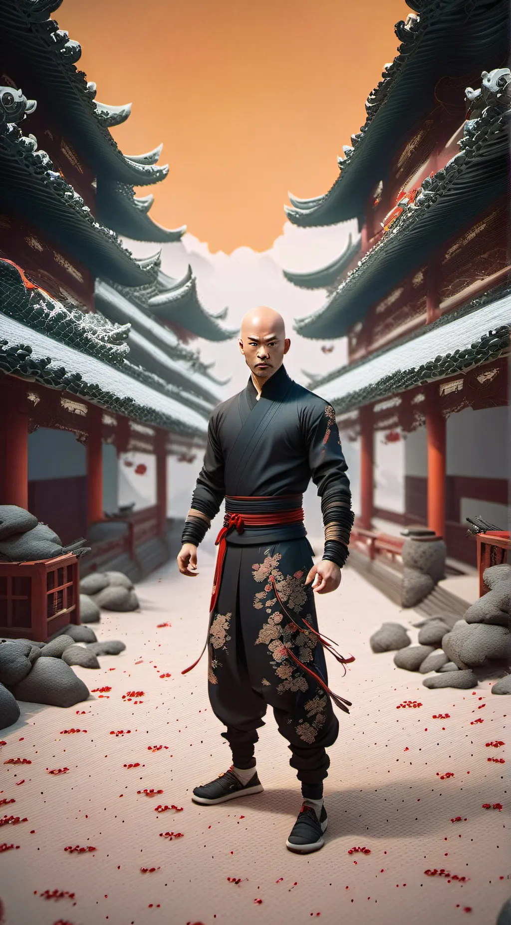 ai character: Master aqua  background