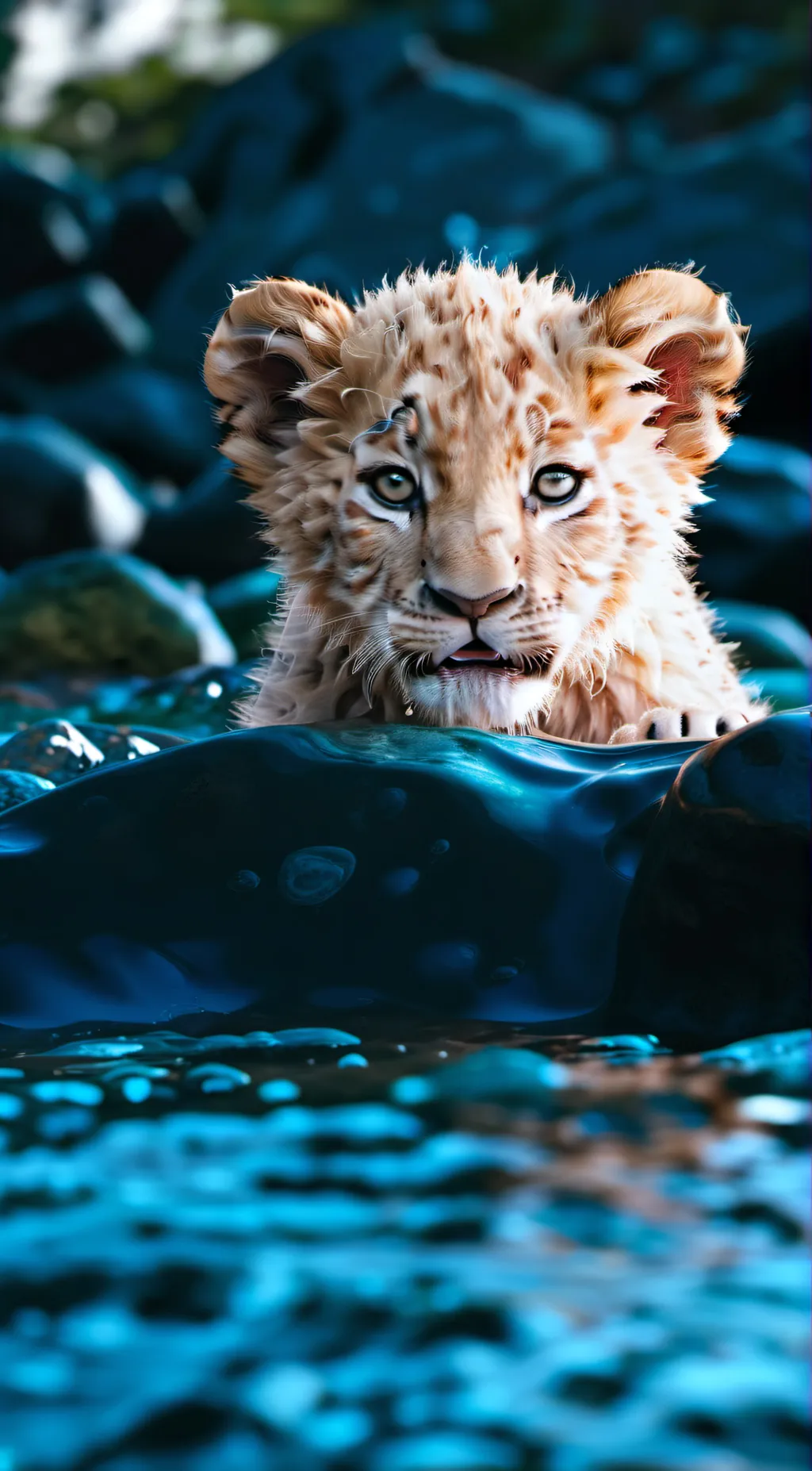 ai character: simba as a outcast background