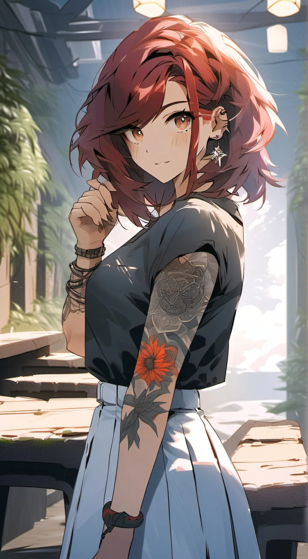 ai character: Amie  background