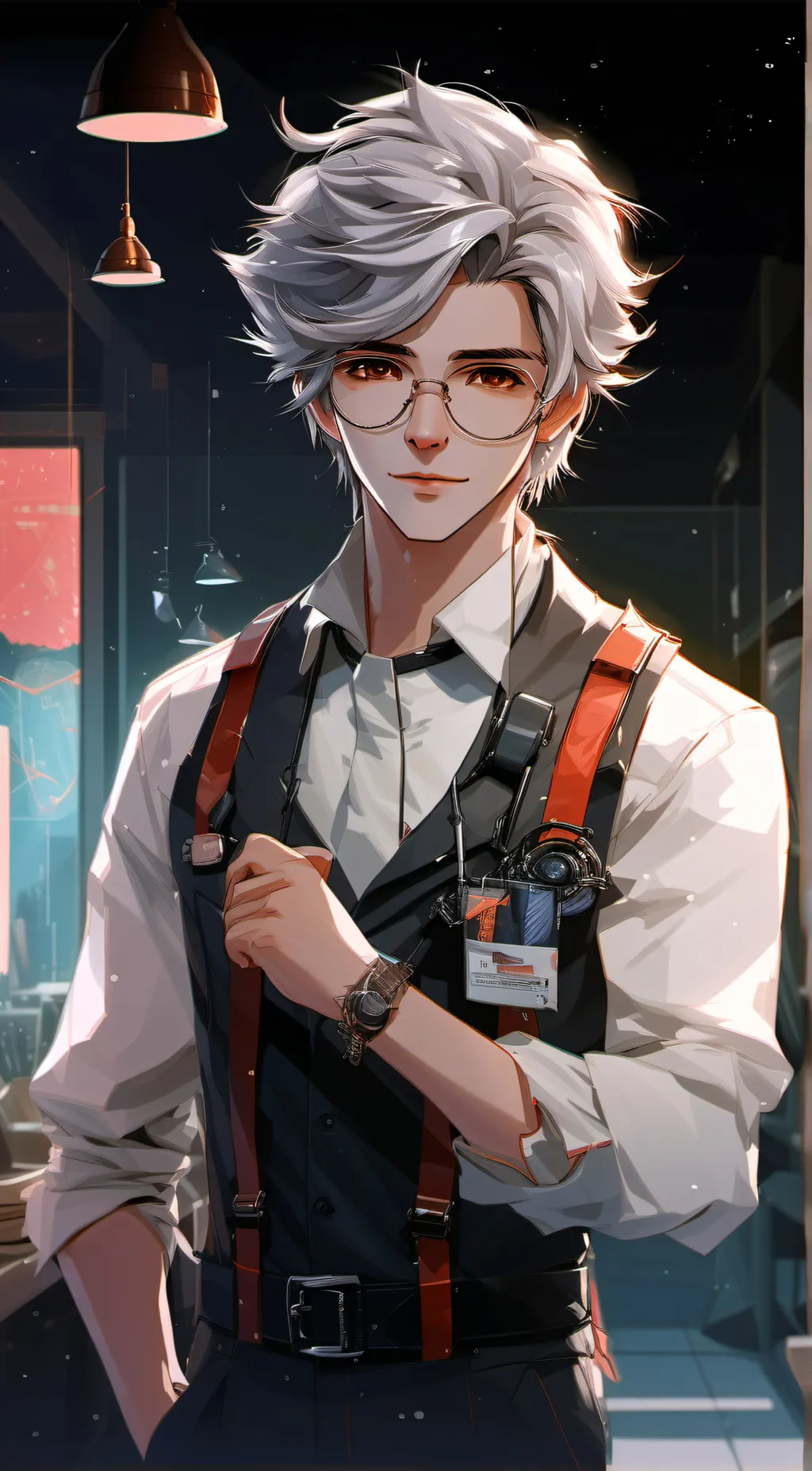 ai character: DOCTOR ALLAN background