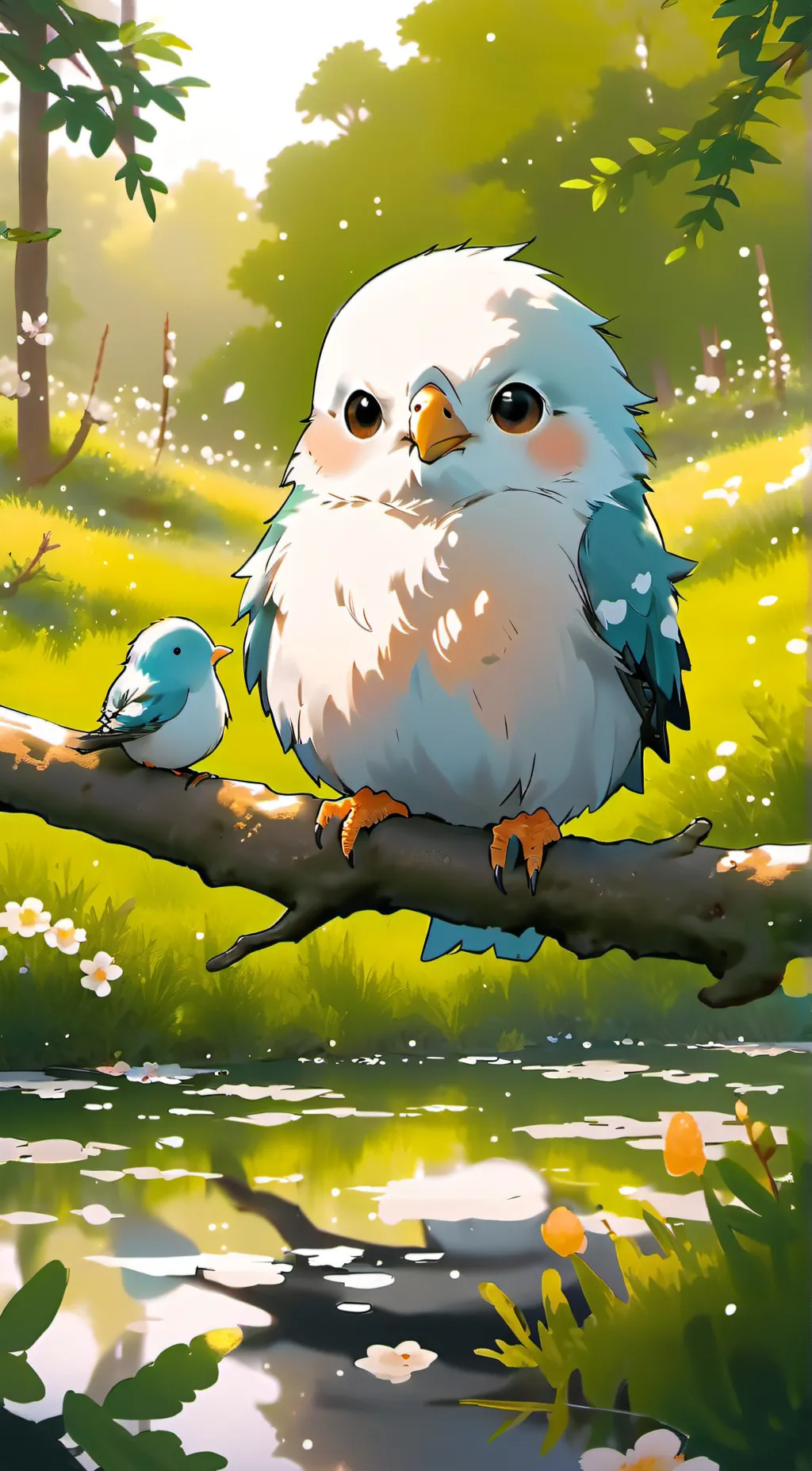 ai character: Mother bird background