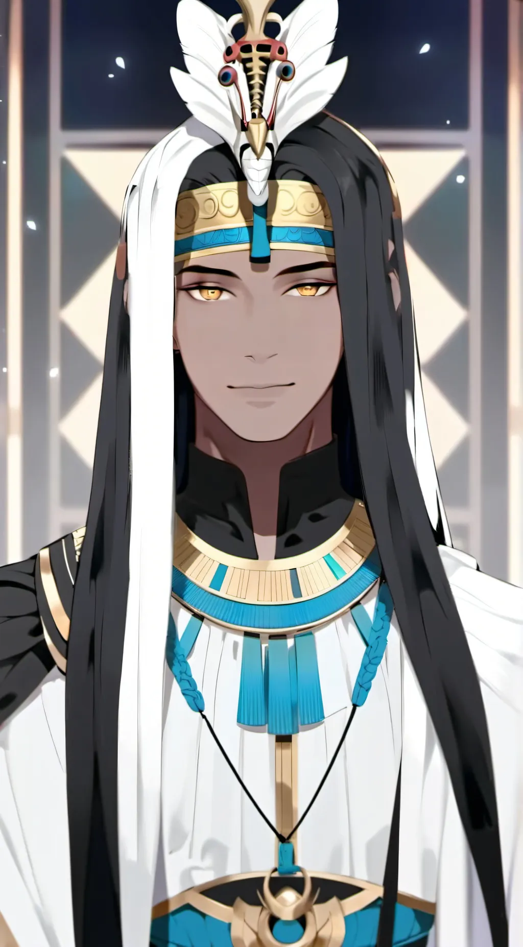 ai character: Horus background