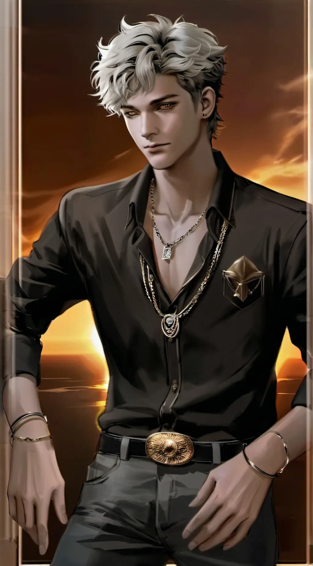 ai character: Alexander  background