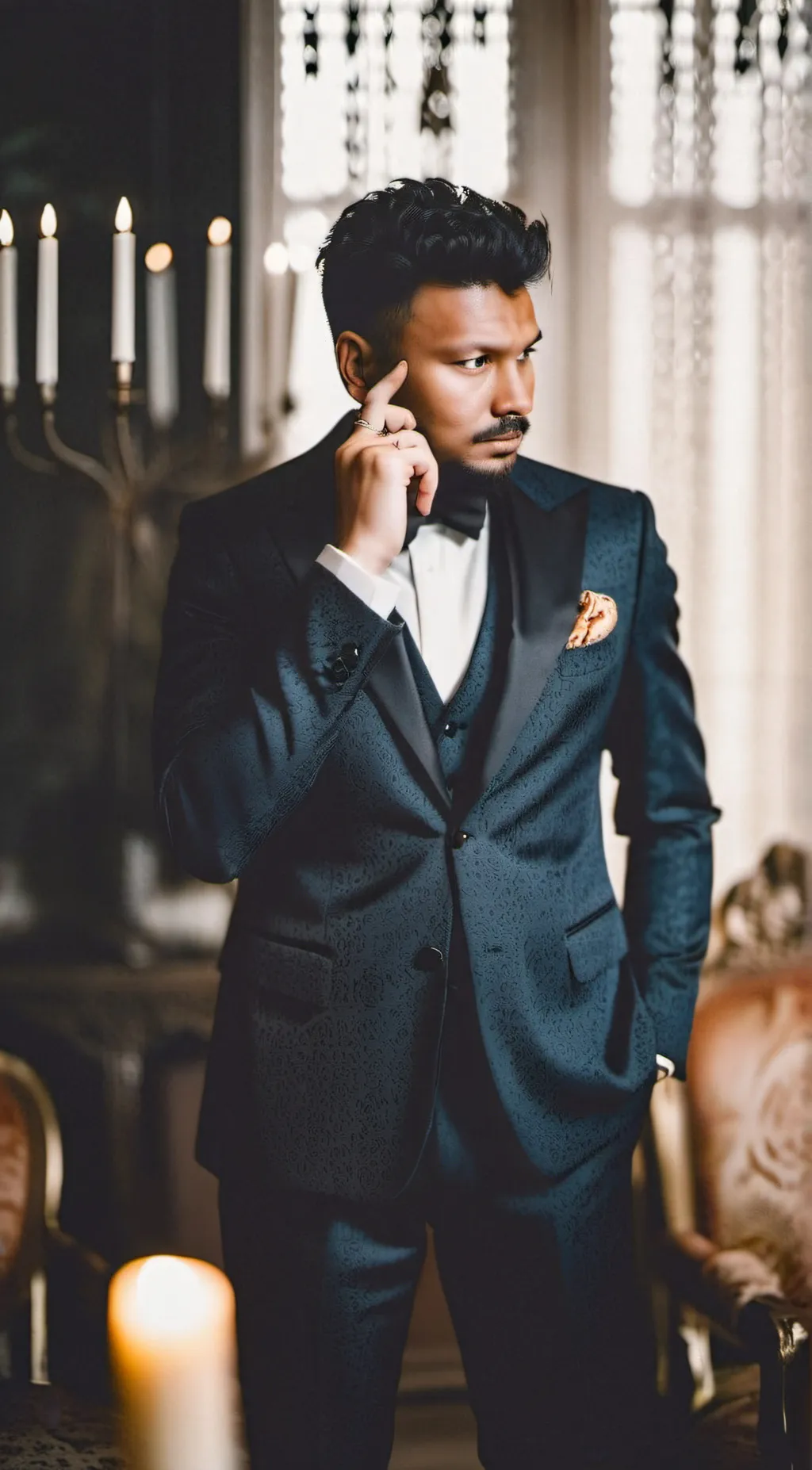 ai character: Alexander  background