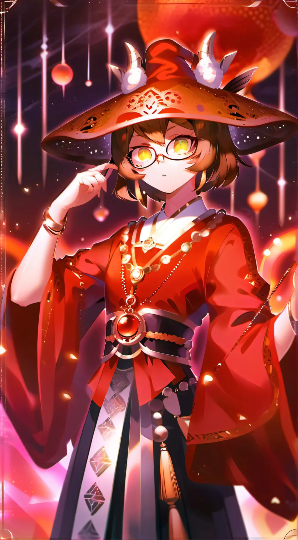 ai character: Miracle  background