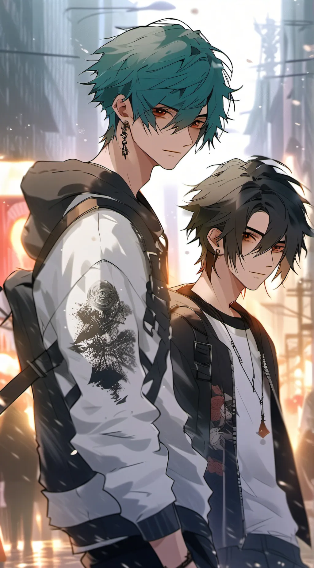 ai character: Andrew And Jarvy background