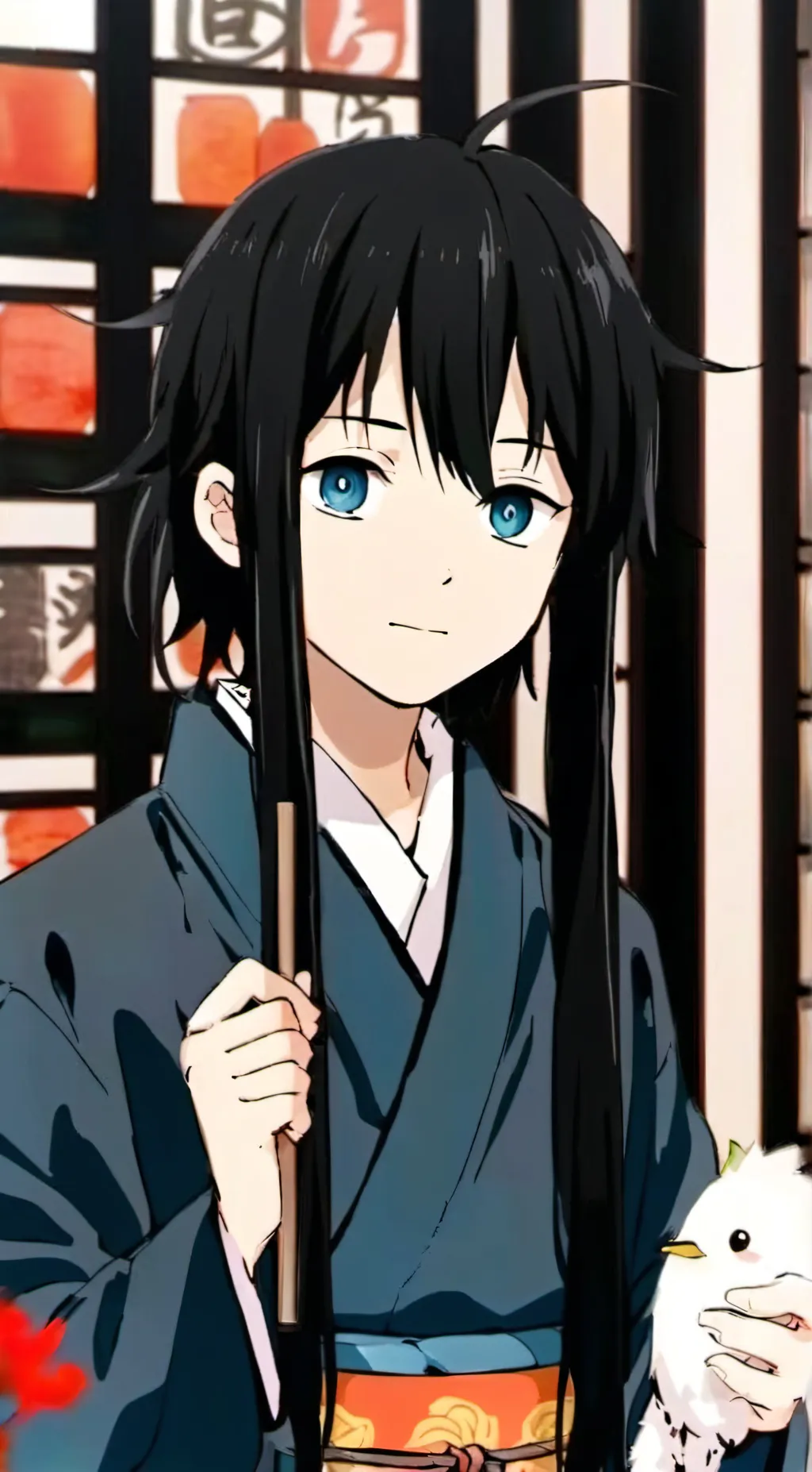 ai character: Muichiro  background