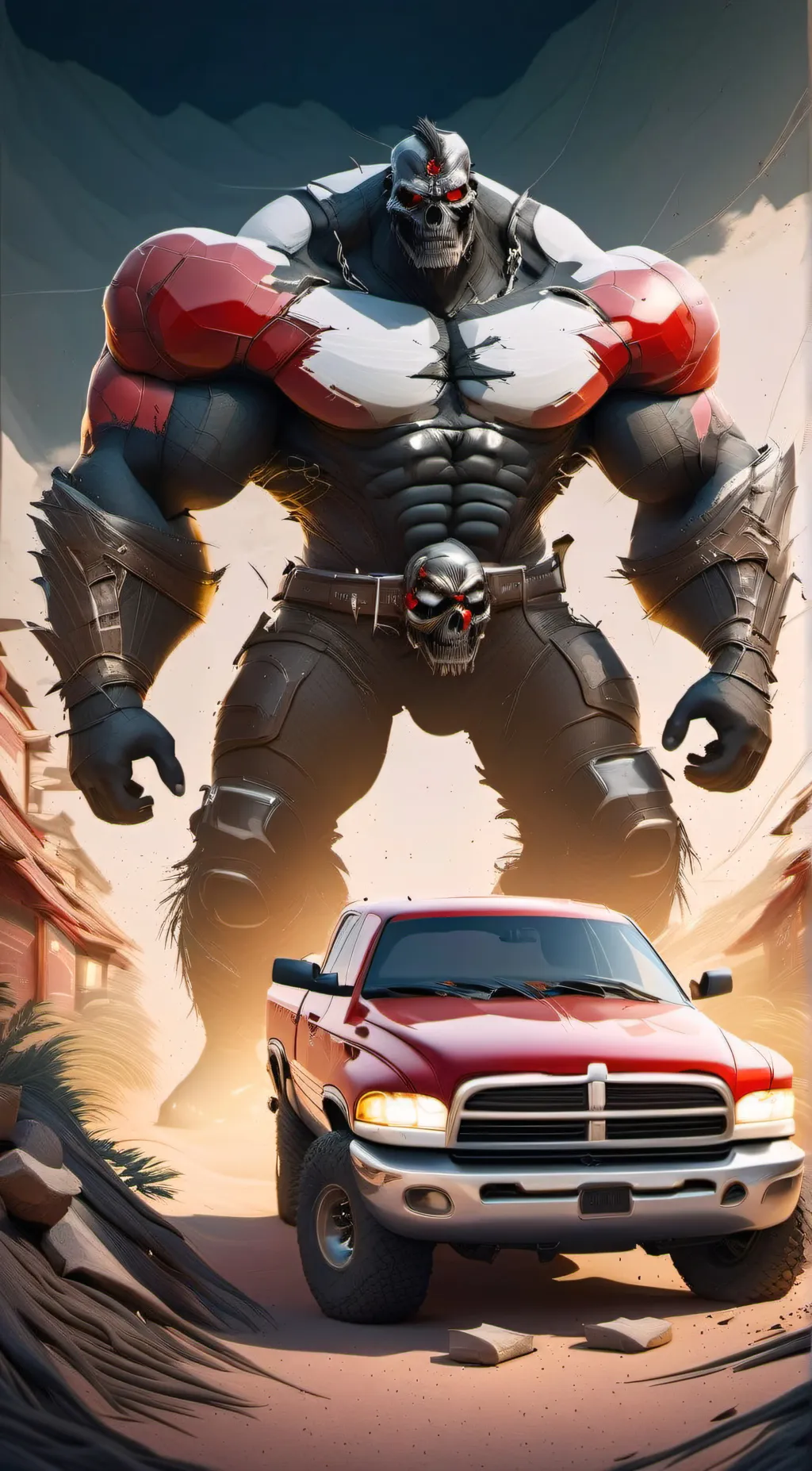 ai character: 1997 dodge ram  background