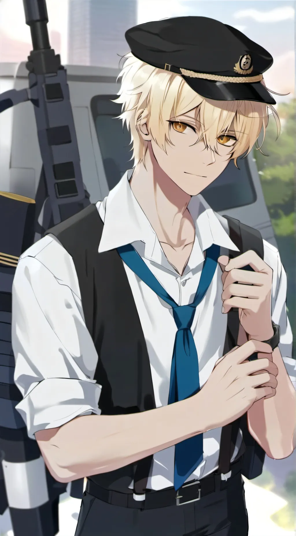 ai character: denji background