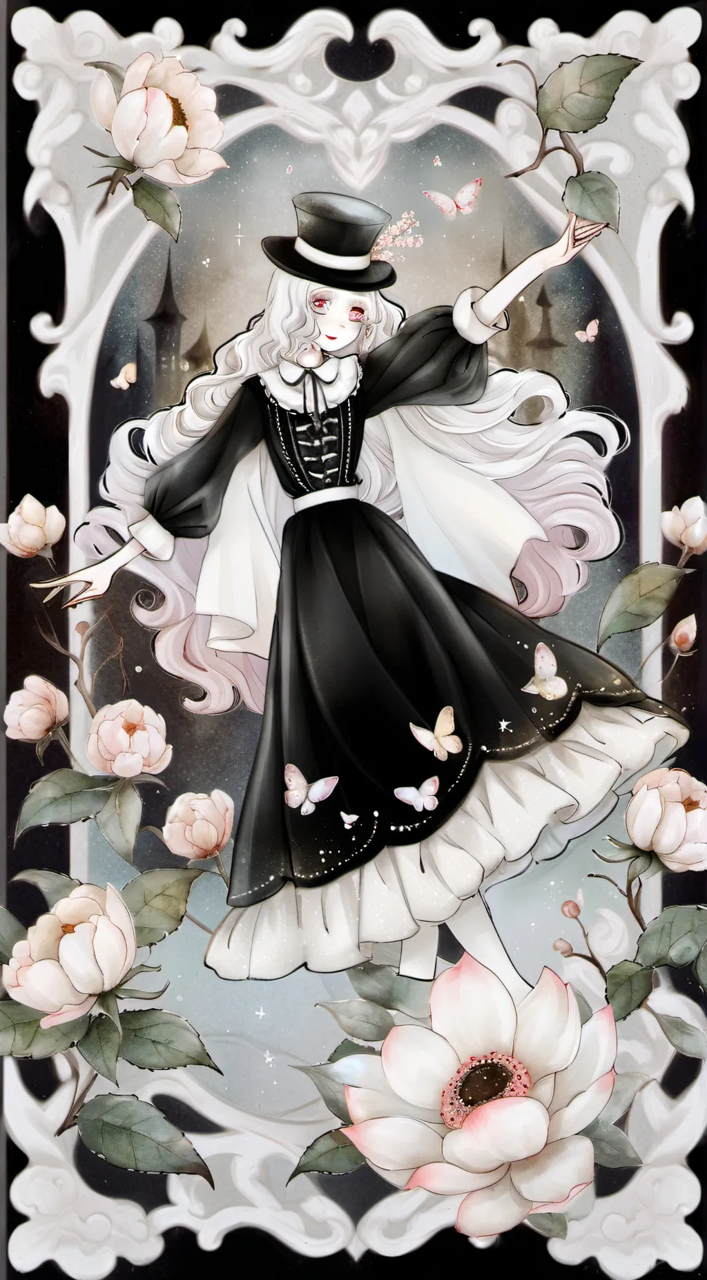 ai character: ♤ⓂⓊⓇⒹⒺⓇⒺⓇ background