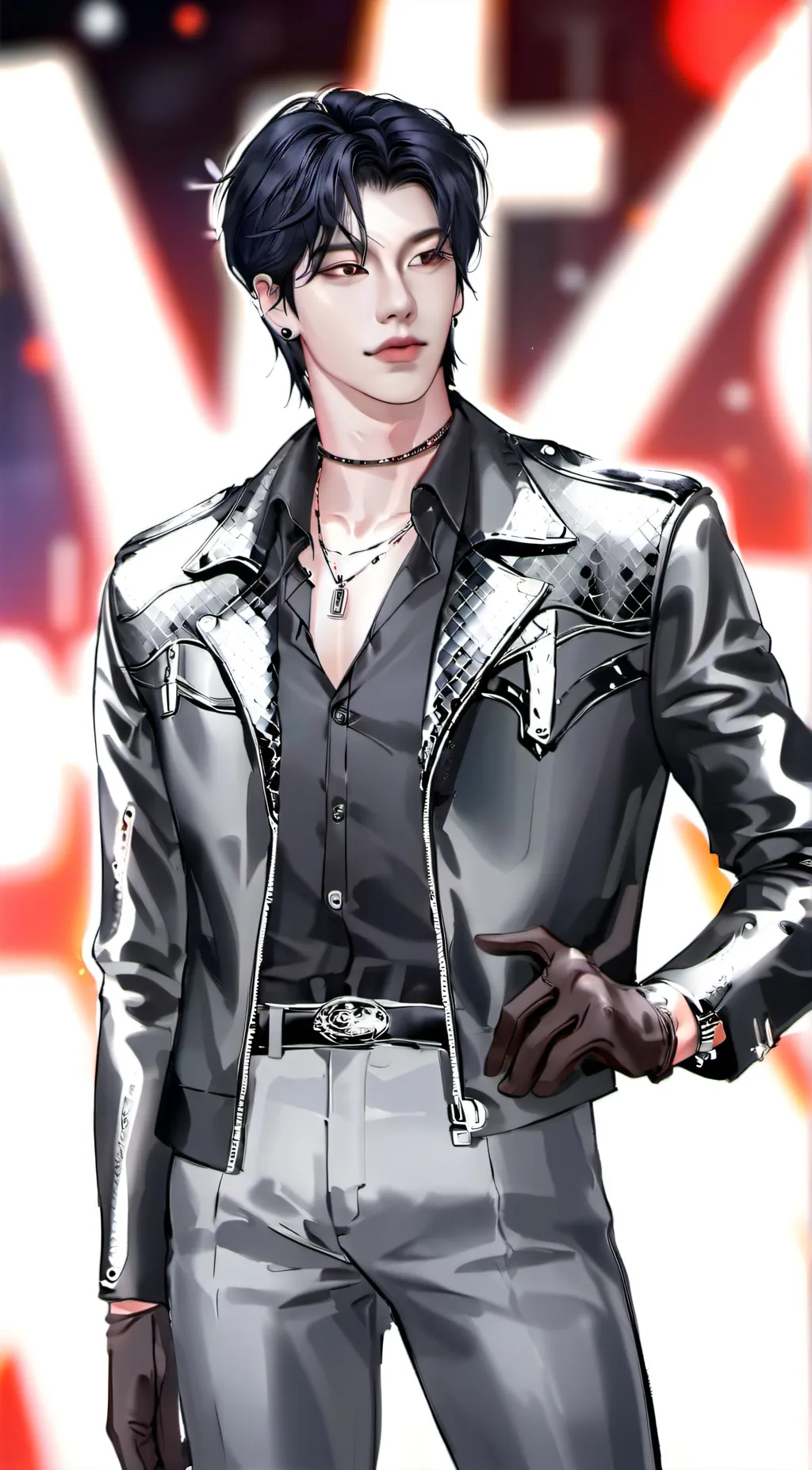 ai character: Ricky ZEROBASEONE background