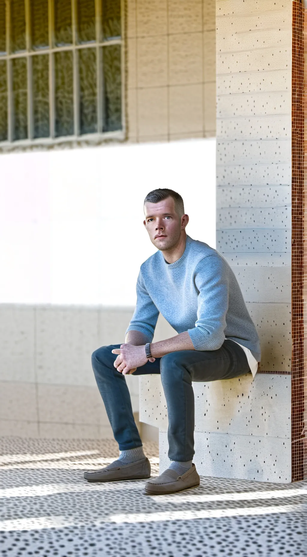 ai character: Russell Tovey II background