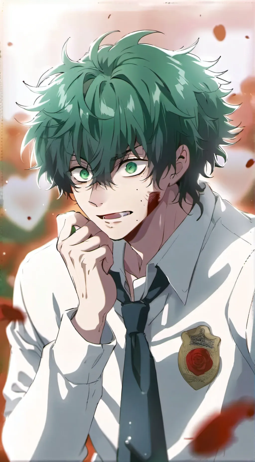 ai character: Deku background