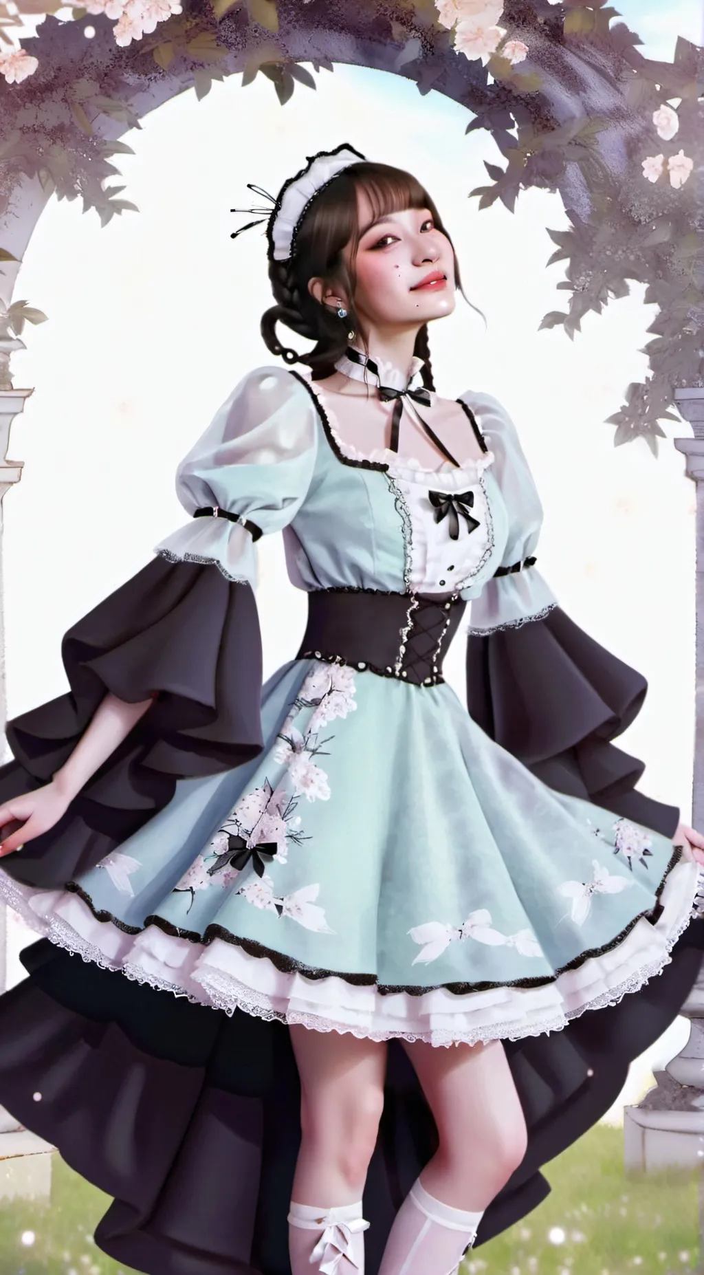 ai character: Grace nicole background