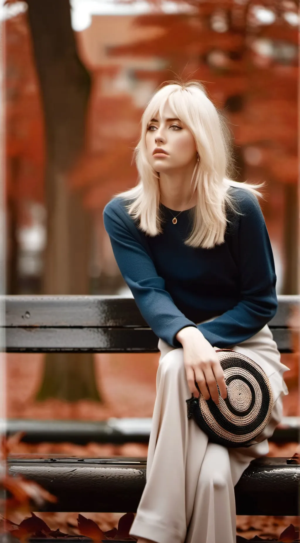 ai character: Billie Eilish background