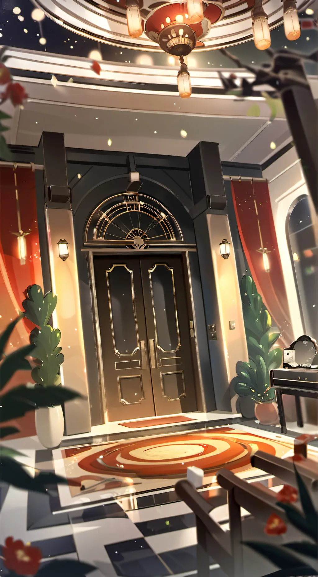 ai character: hazbin but u sick background