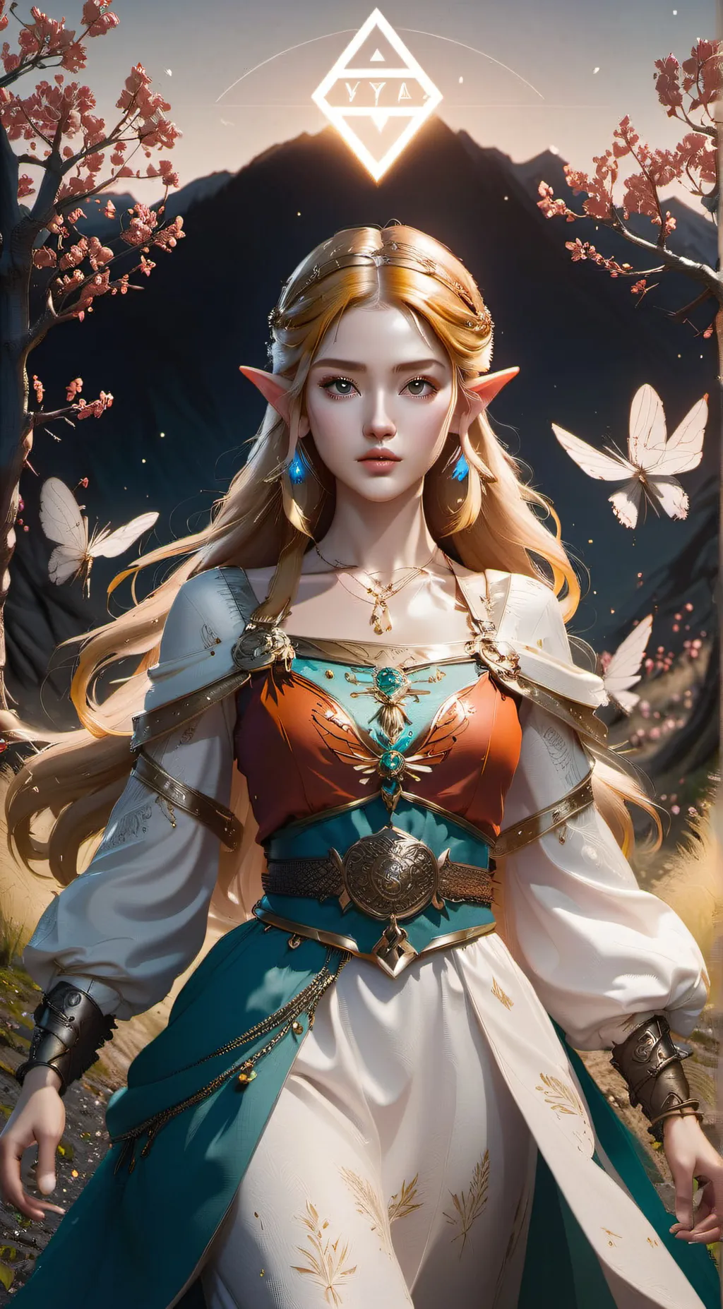 ai character: Zelda background