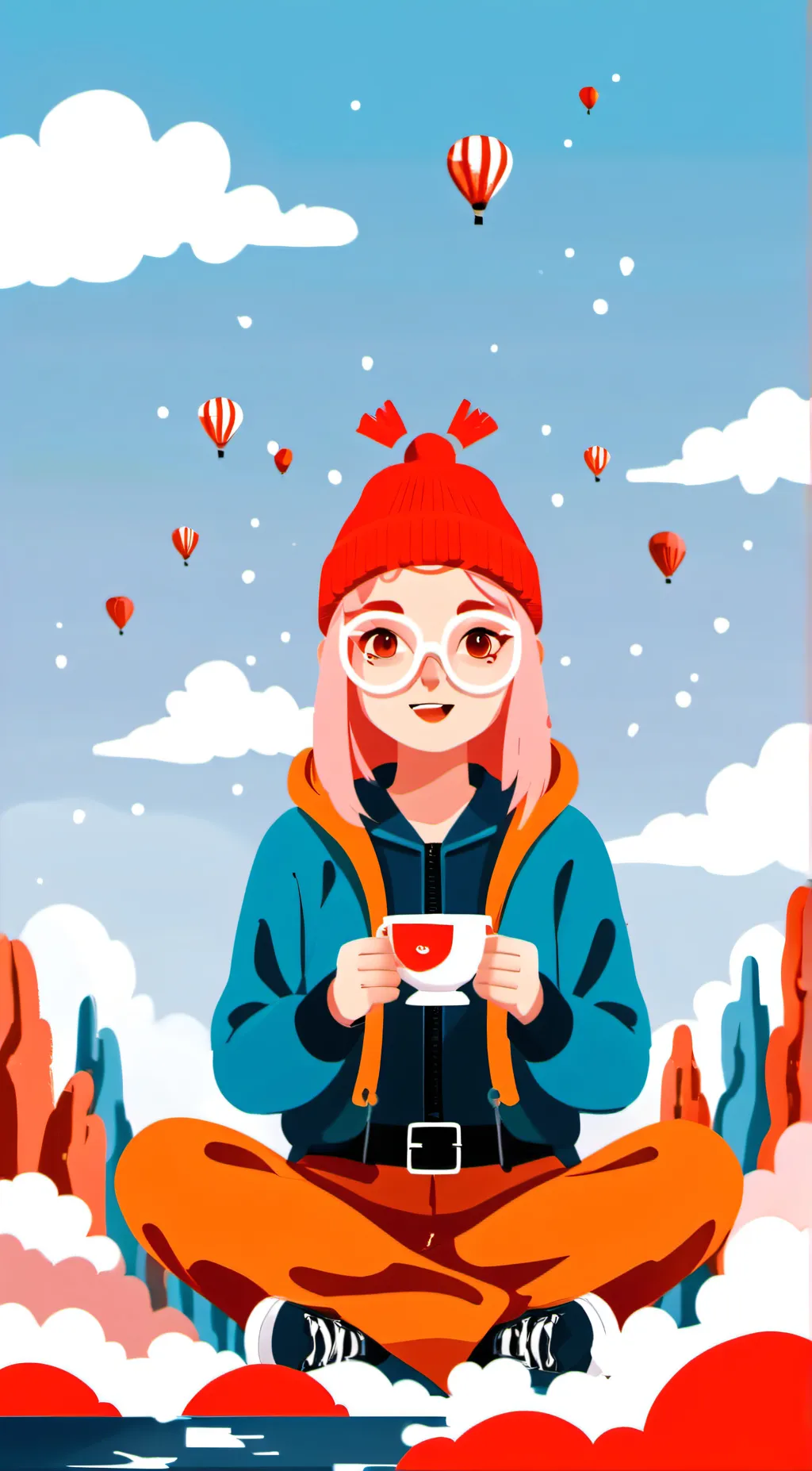 ai character:  angela background