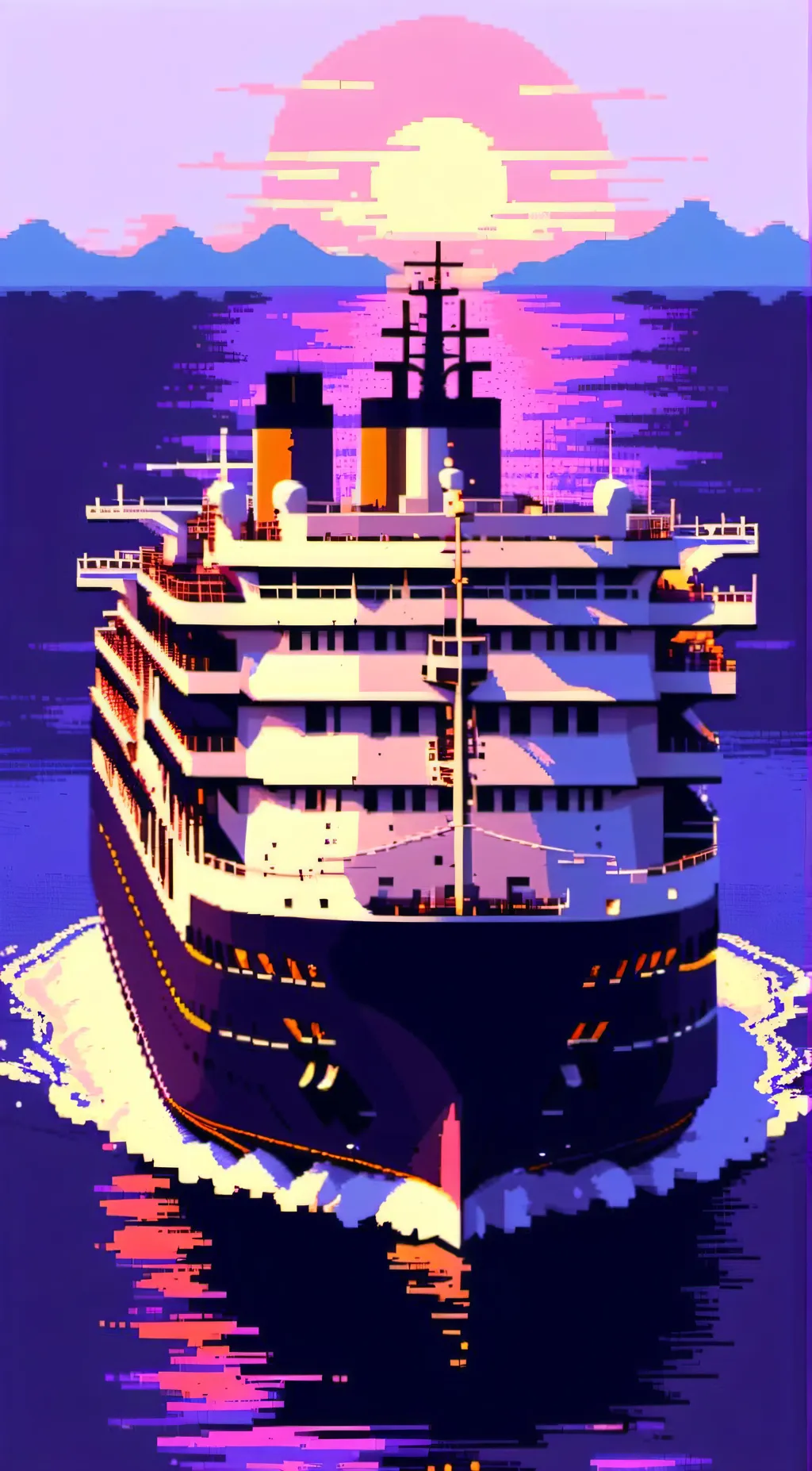 ai character: HH cruise ship background