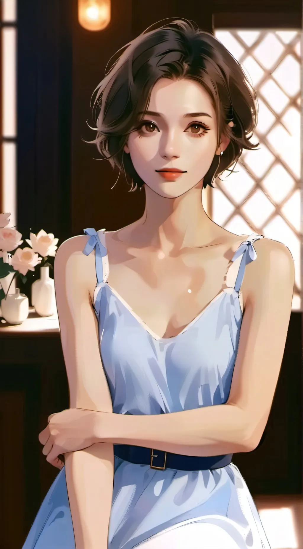 ai character: Lilly background