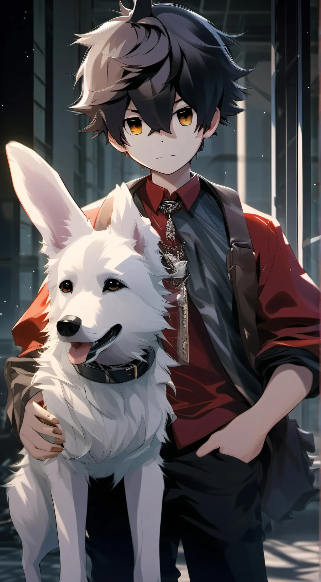 ai character: cash background