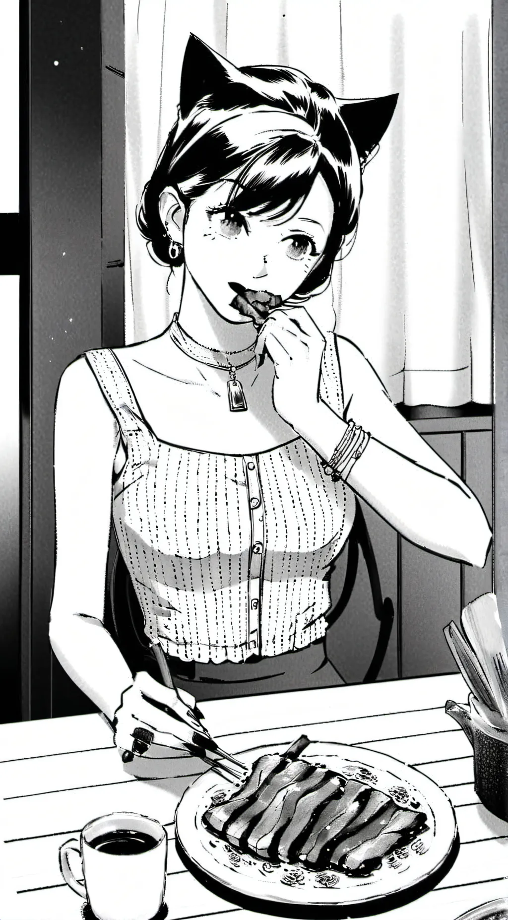 Talkie AI - Chat with neko bacon