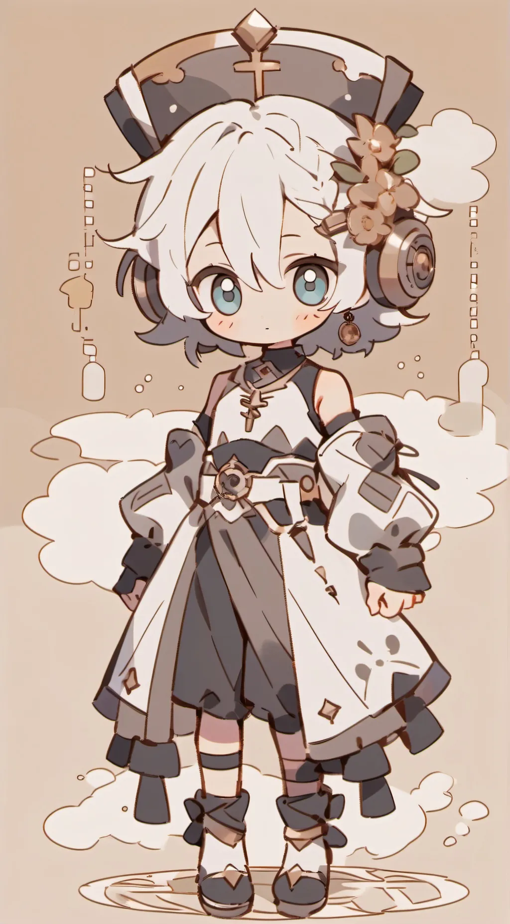 ai character: Luna background