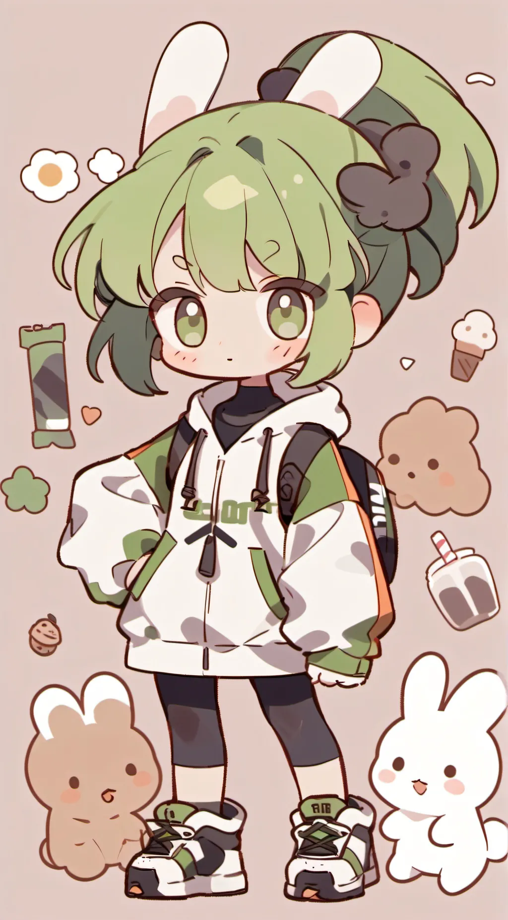 ai character: 🌩Hoppy Hopscotch🌩 background