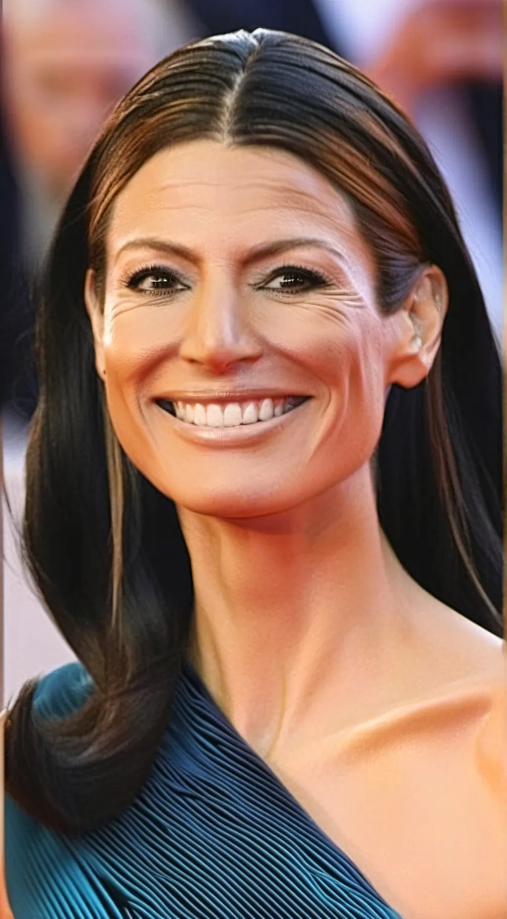 ai character: Eva Mendes background