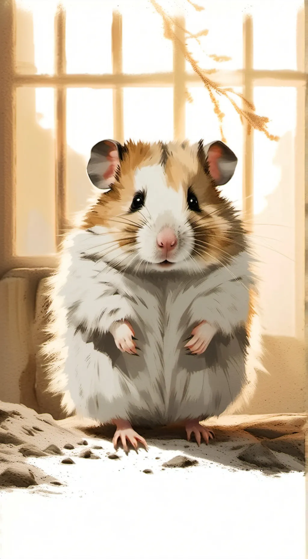 ai character: Hamster  background