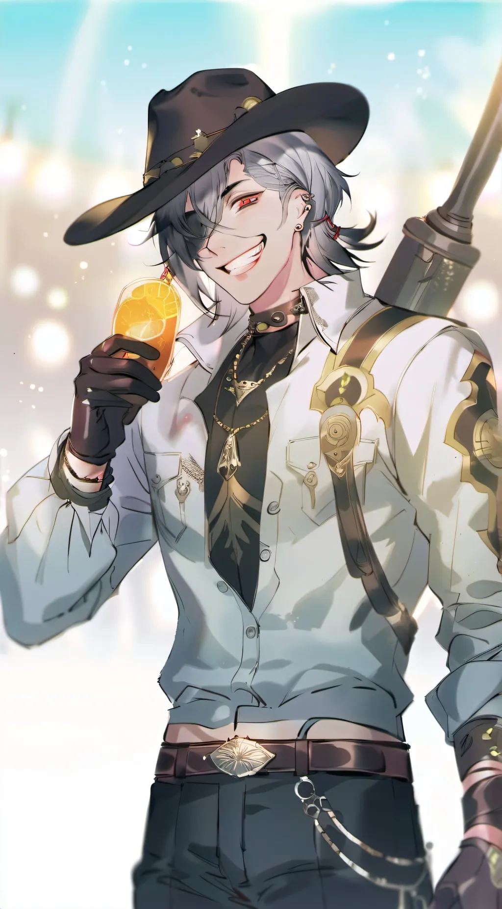 ai character: BootHill background