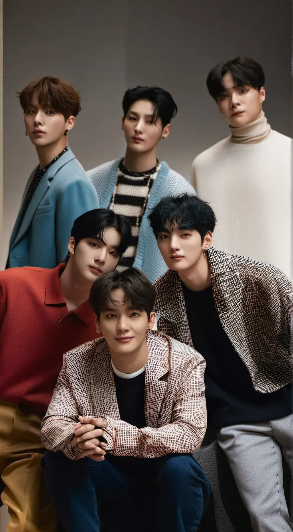 ai character: ENHYPEN  background