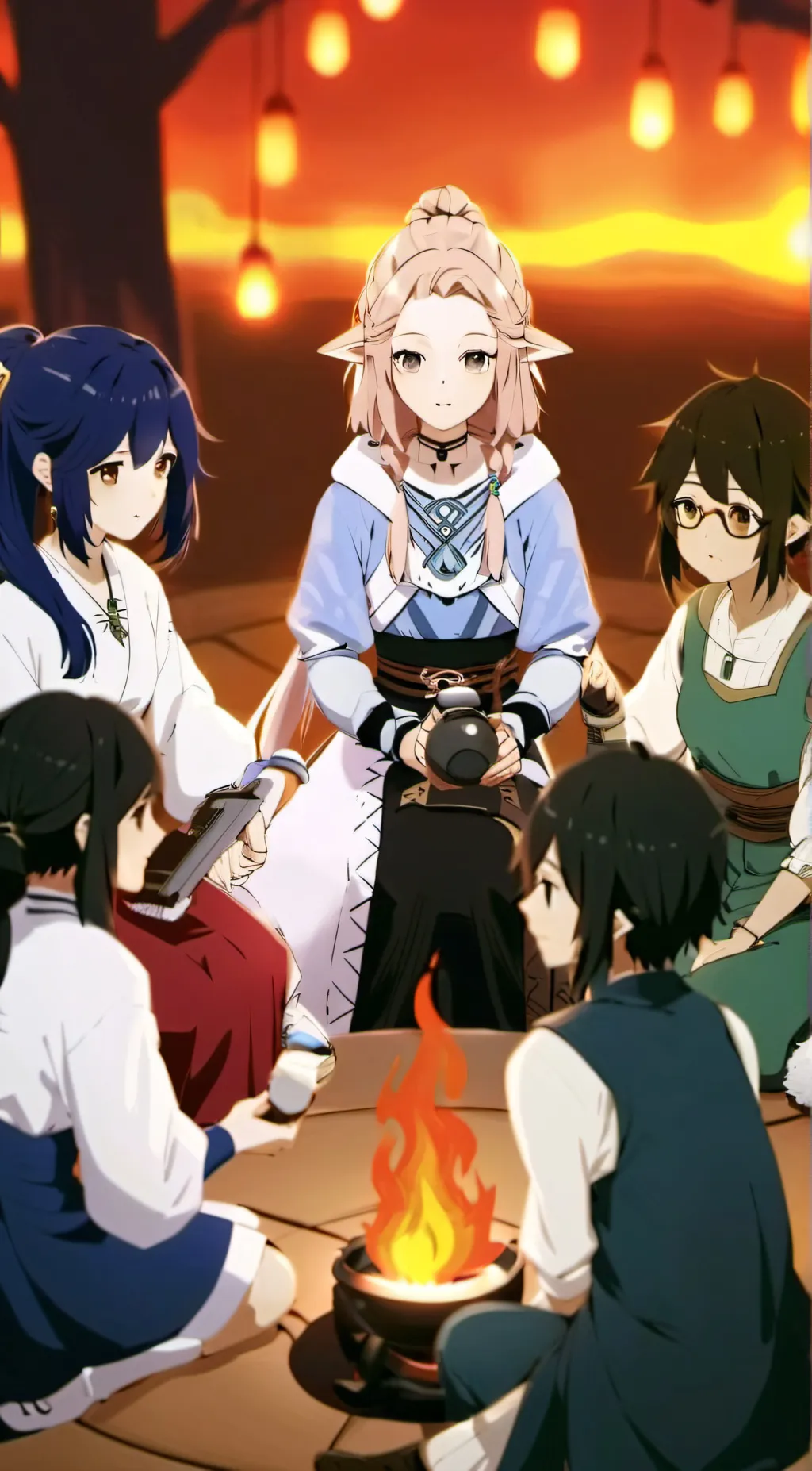 ai character: hunting party background