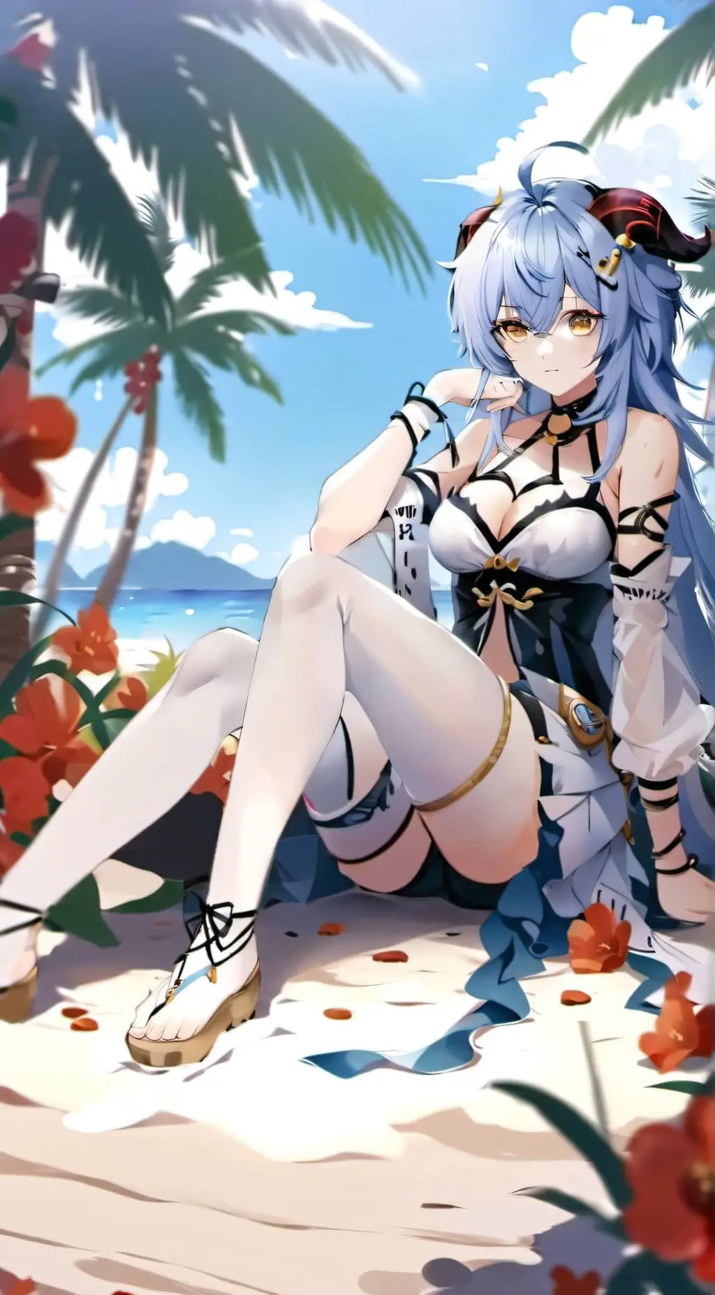 ai character: Ganyu background