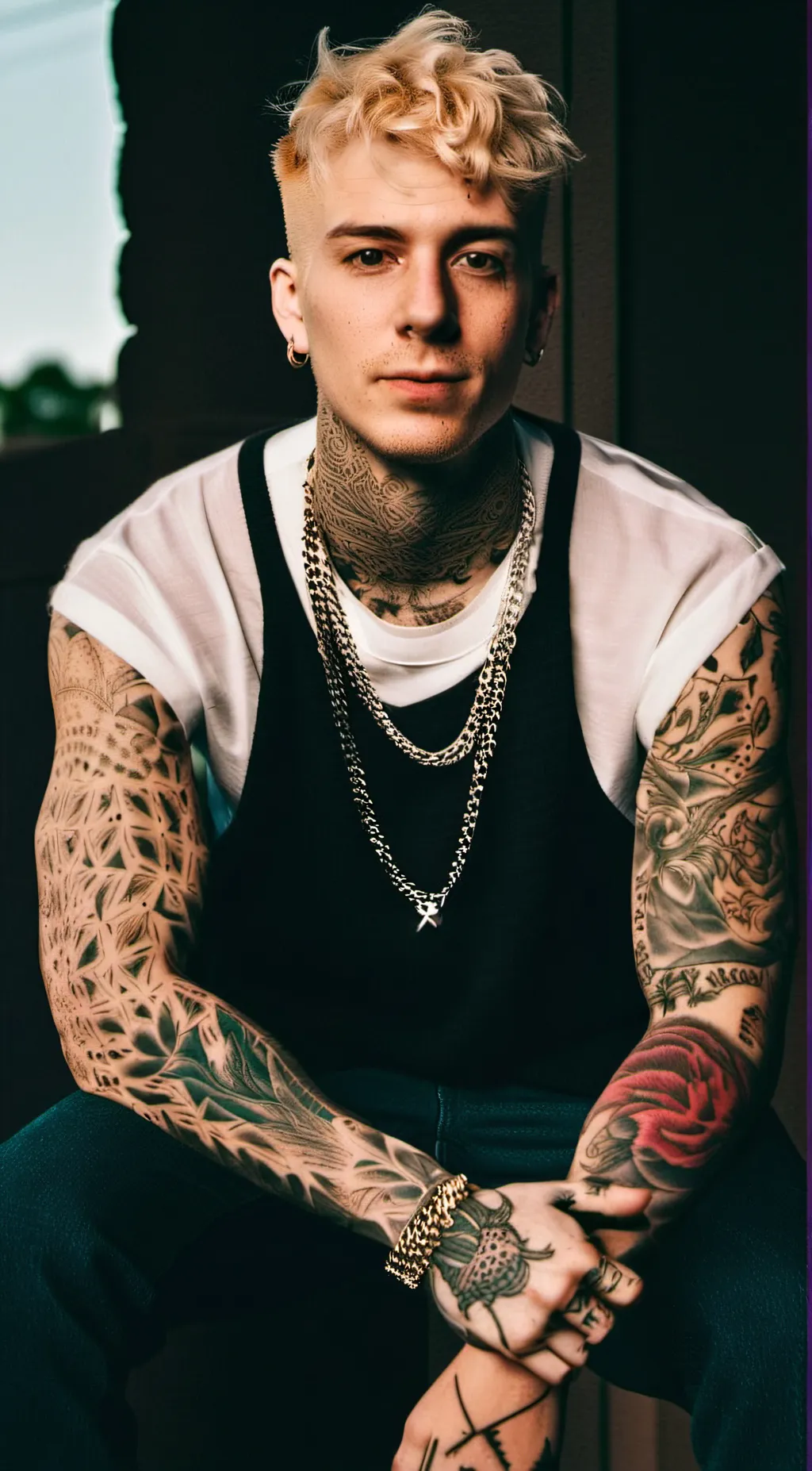 ai character: Phix The rapper background