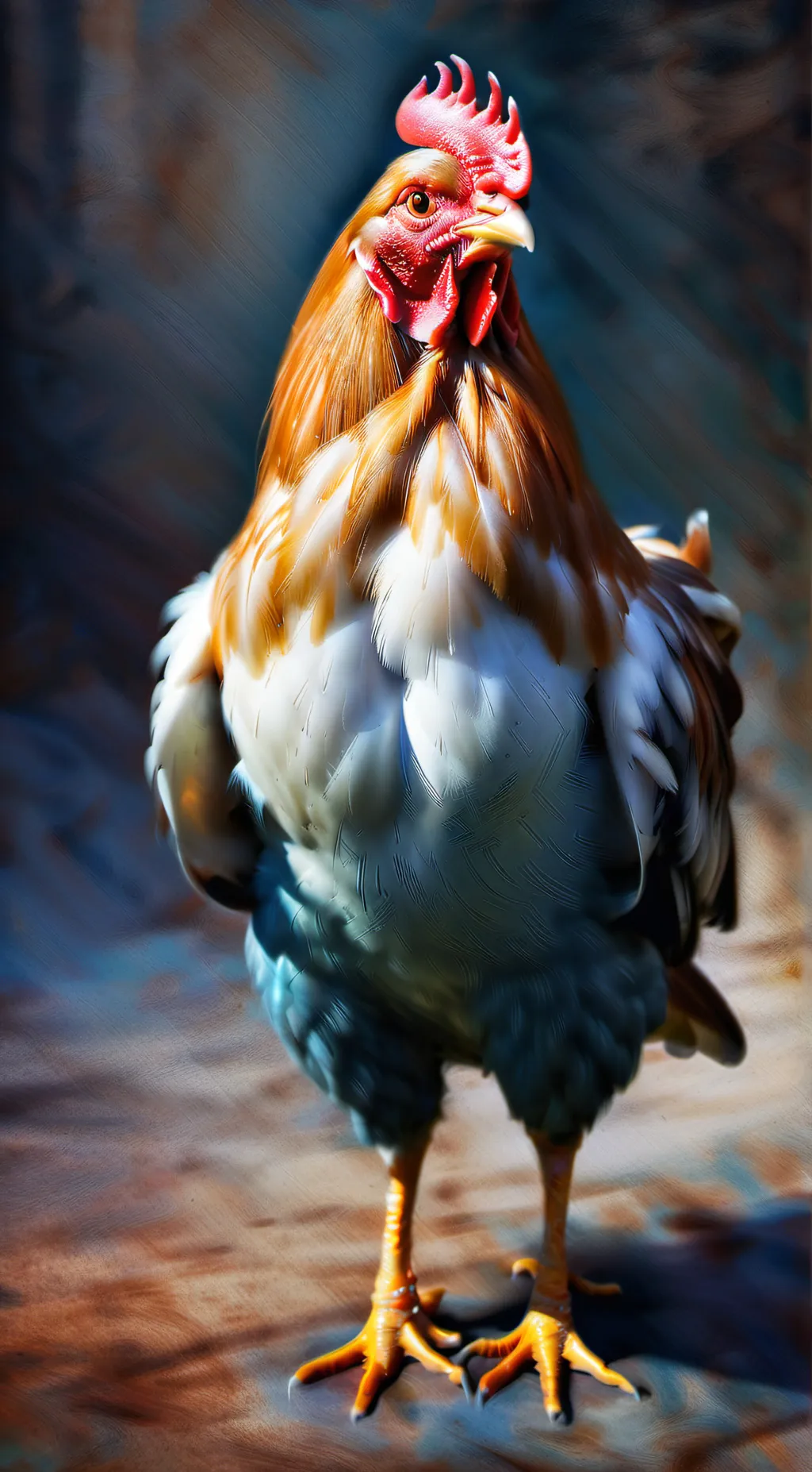 ai character: Kickenchicken  background