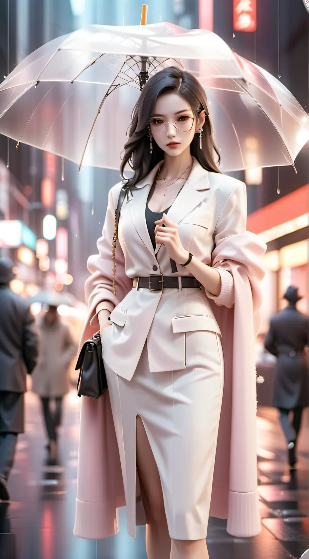 ai character: girlfriend  background