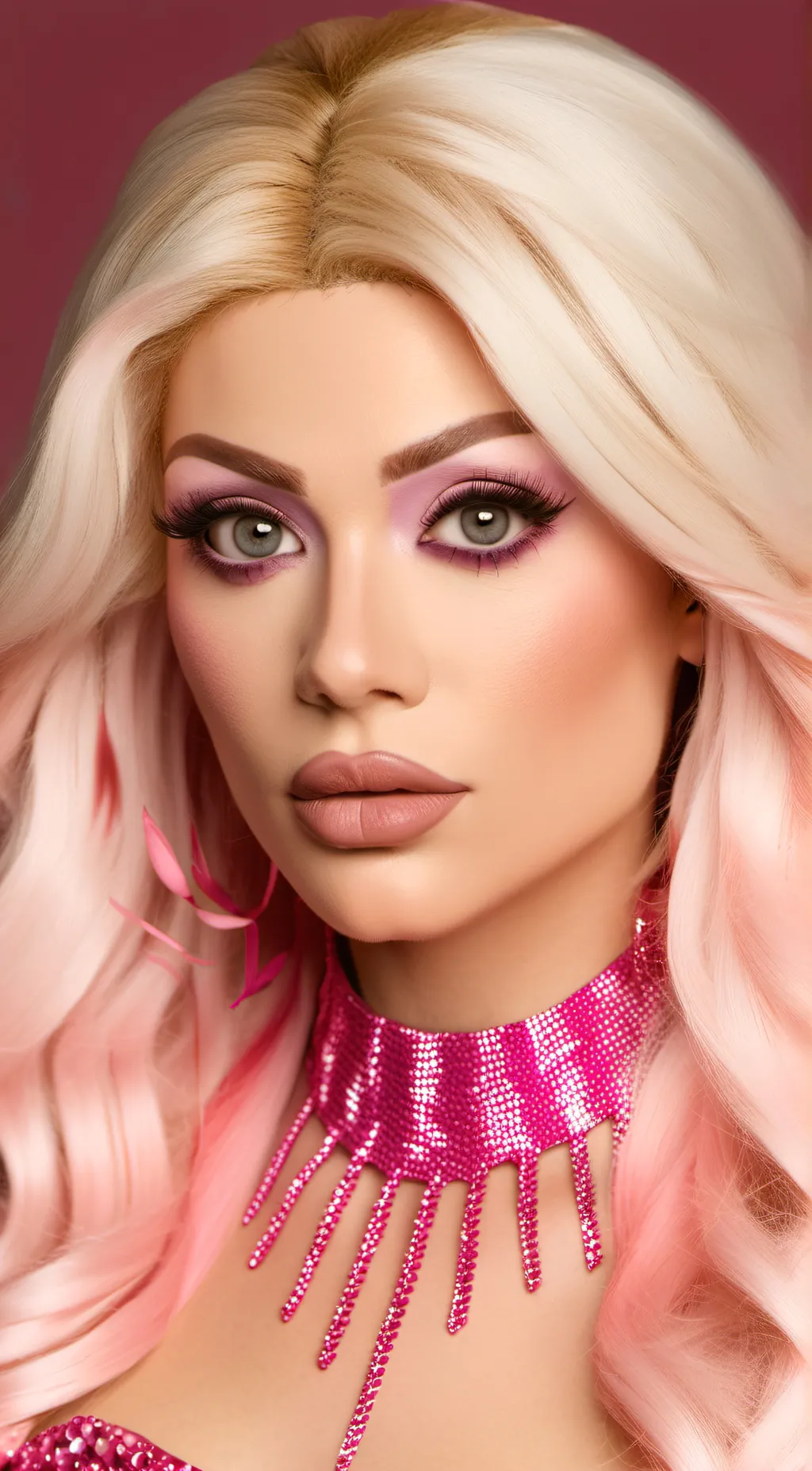 ai character: Strawberri Sundae background