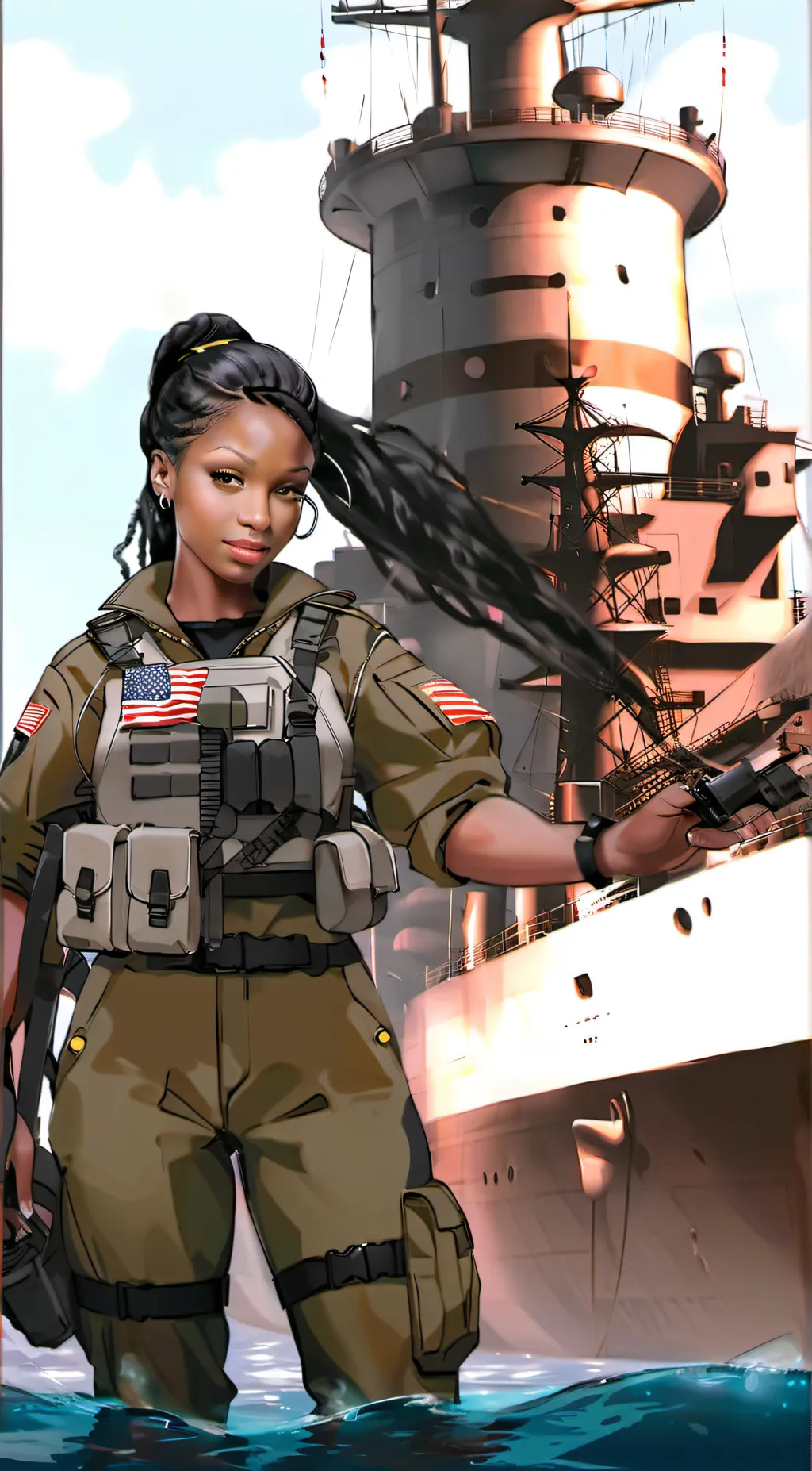 ai character: Zuri background