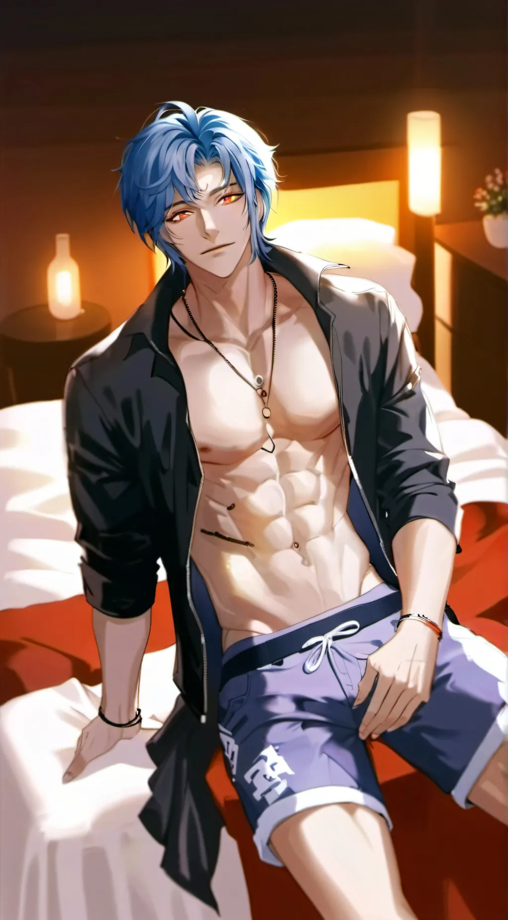 ai character: genshin impact  background