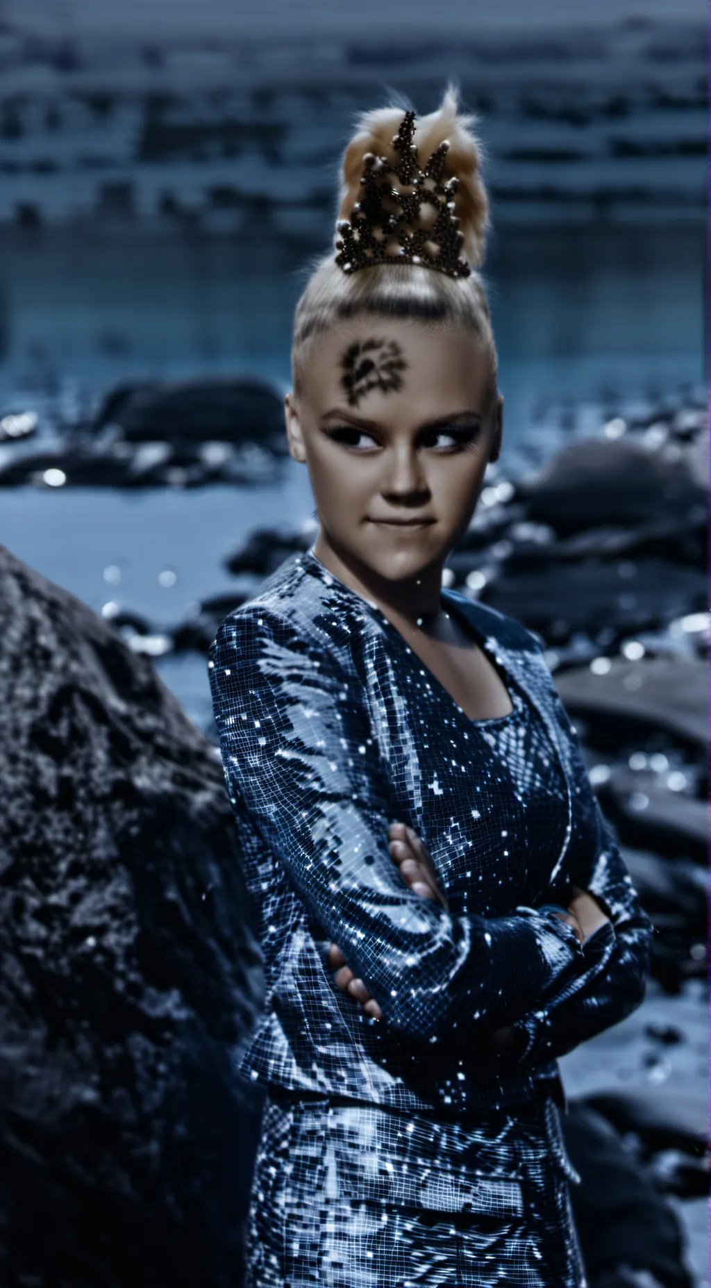 ai character: JoJo Siwa background