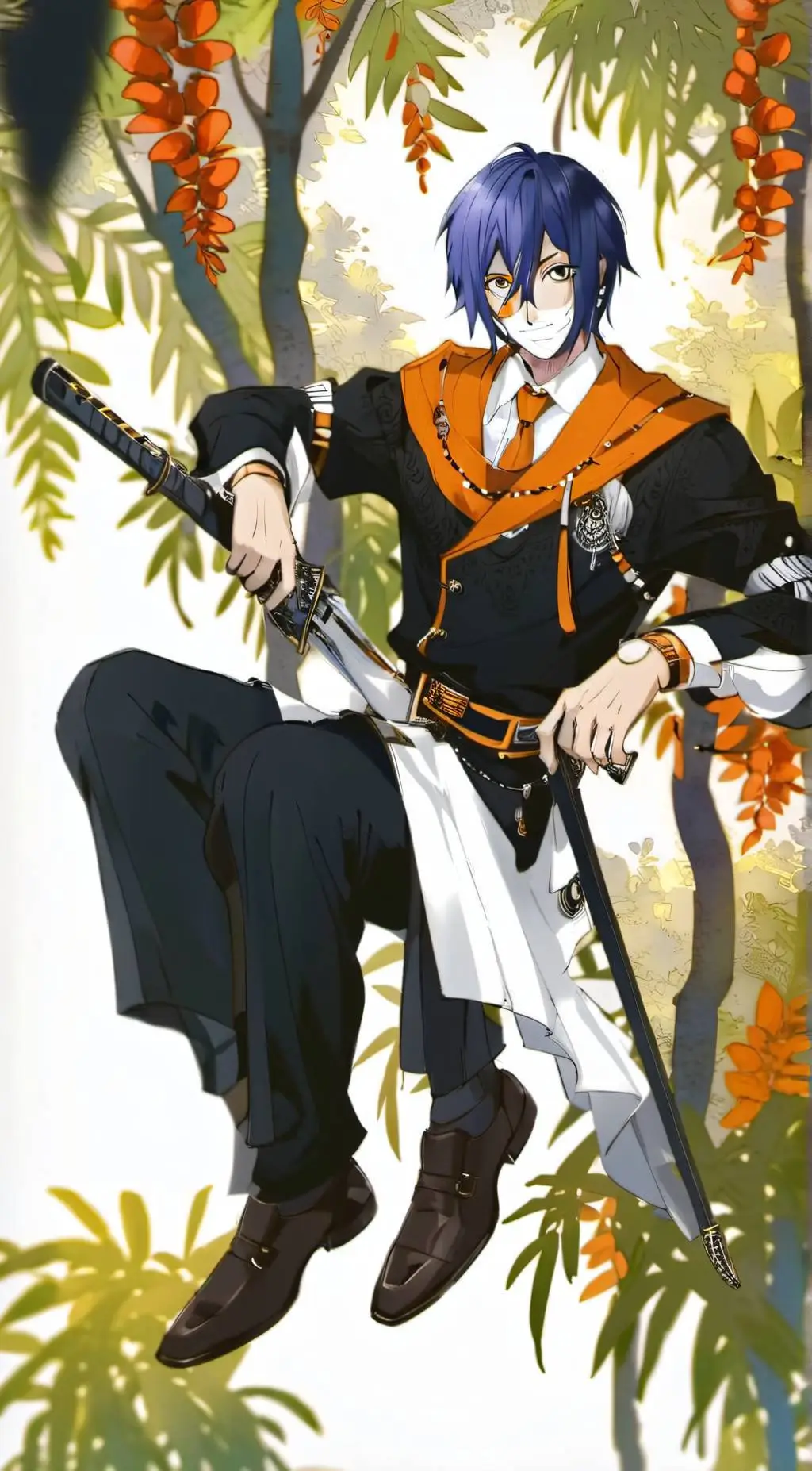 ai character: obanai iguro background